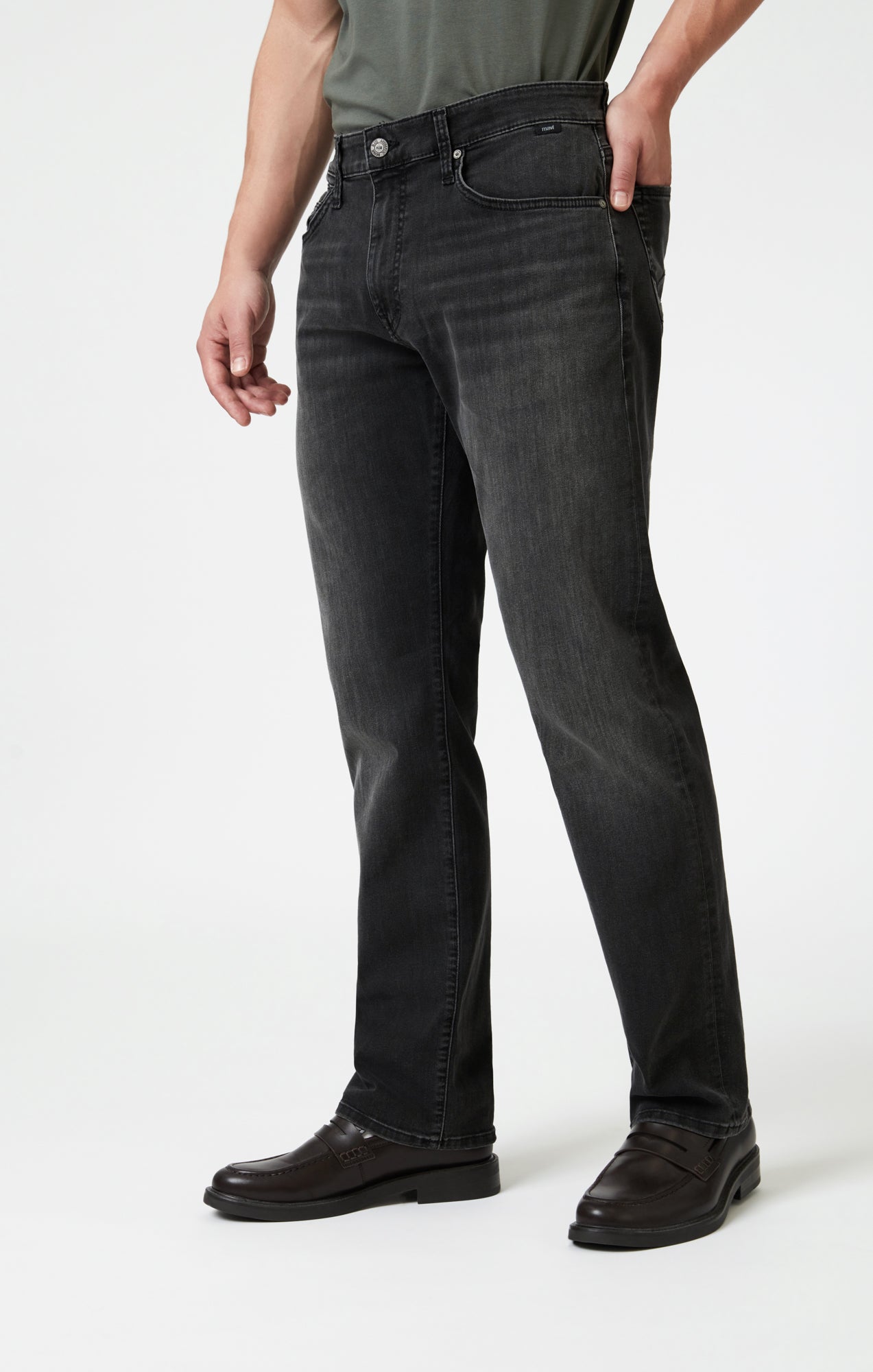 ZACH STRAIGHT LEG IN SMOKE AUSTIN - Mavi Jeans