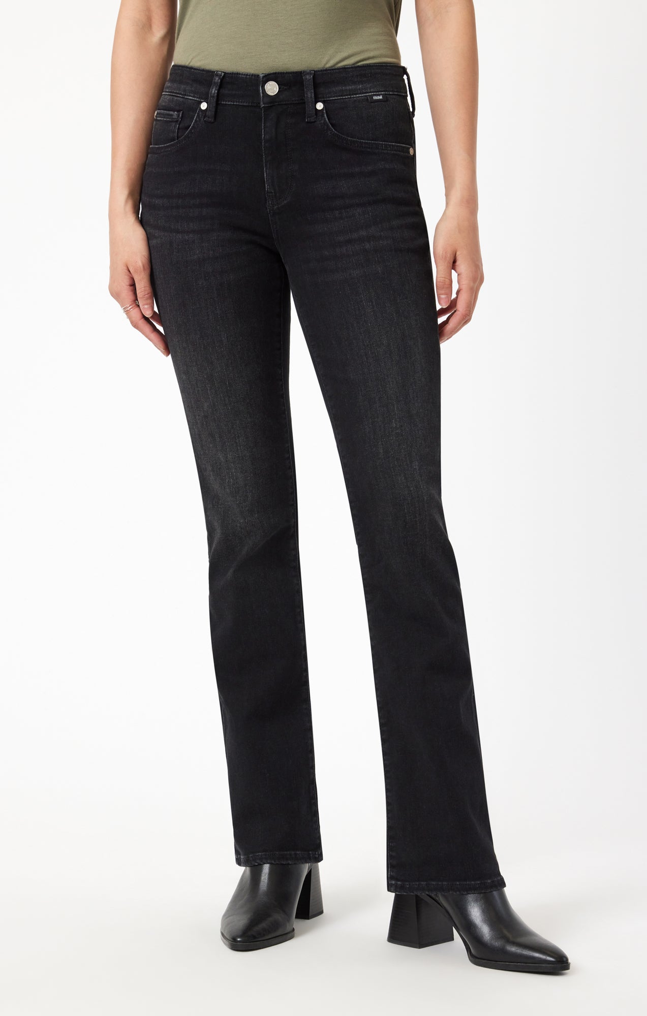 MOLLY BOOTCUT IN SMOKE BRUSHED FEATHER BLUE - Mavi Jeans