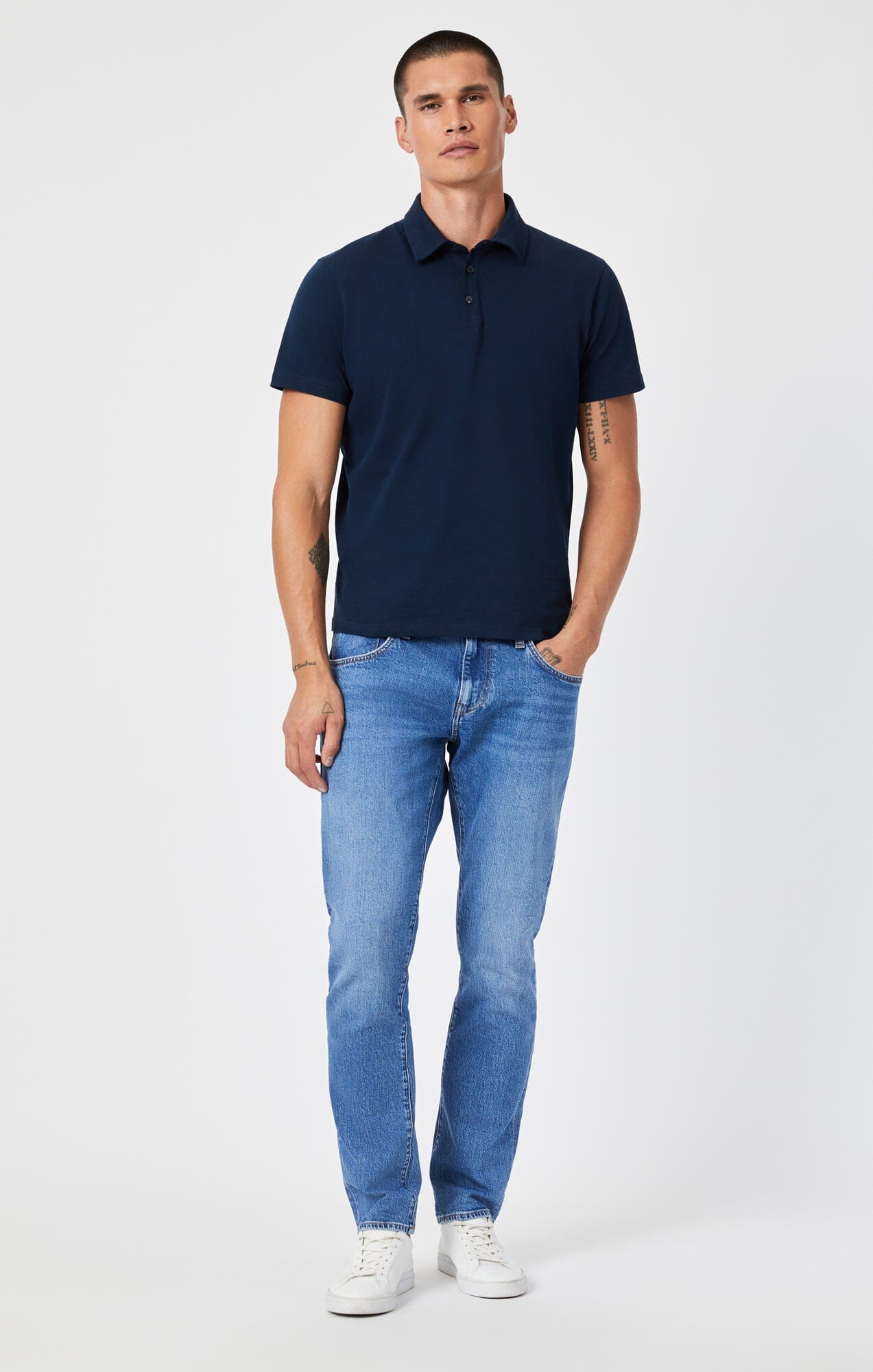 POLO SHIRT IN TOTAL ECLIPSE - Mavi Jeans