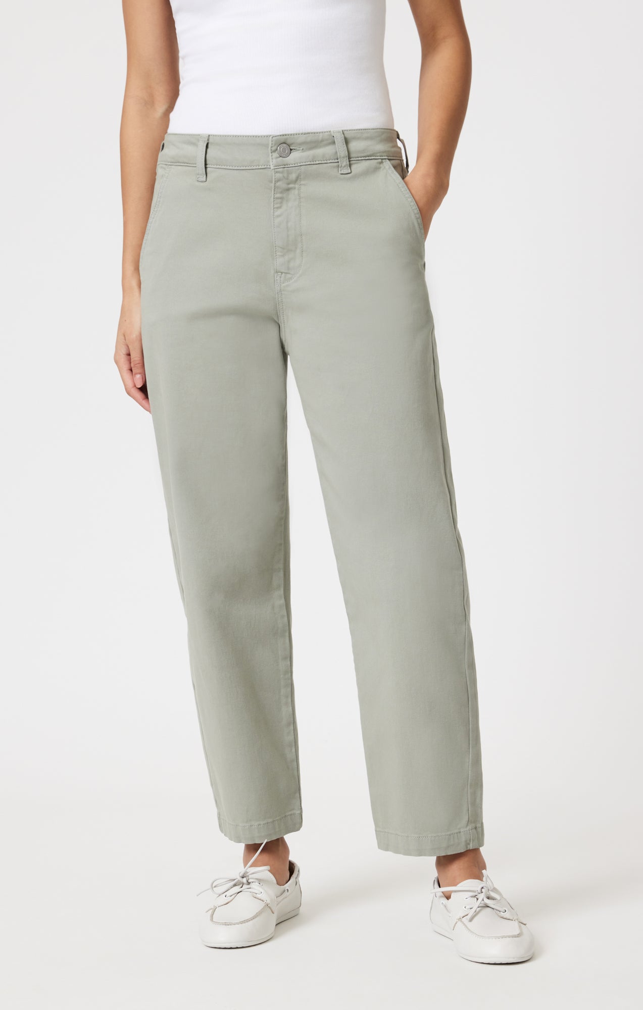 LAUREN STRAIGHT CHINO IN LINT CASUAL TWILL - Mavi Jeans