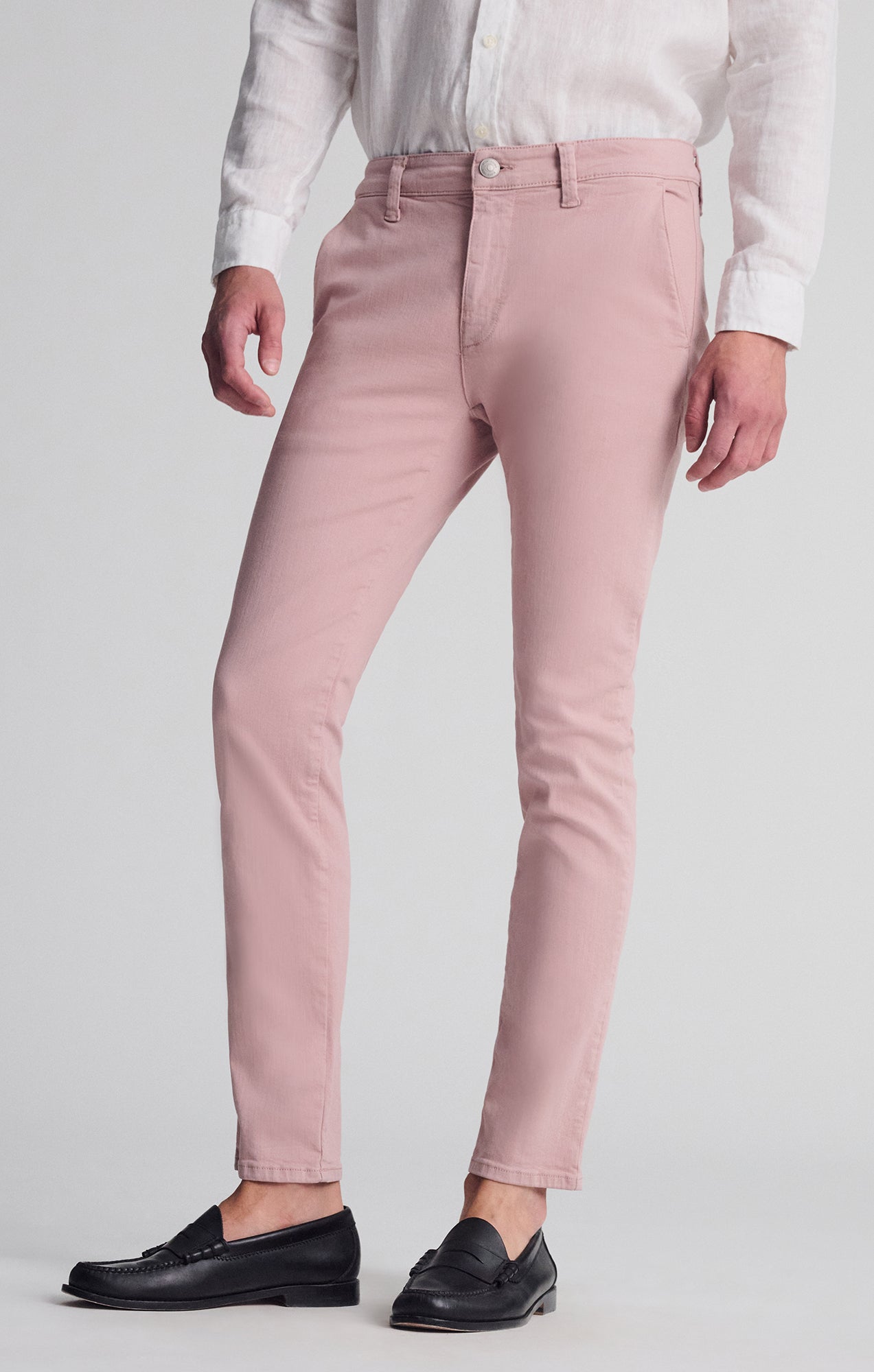 MILTON SLIM STRAIGHT CHINO IN WOODROSE LUXE TWILL - Mavi Jeans