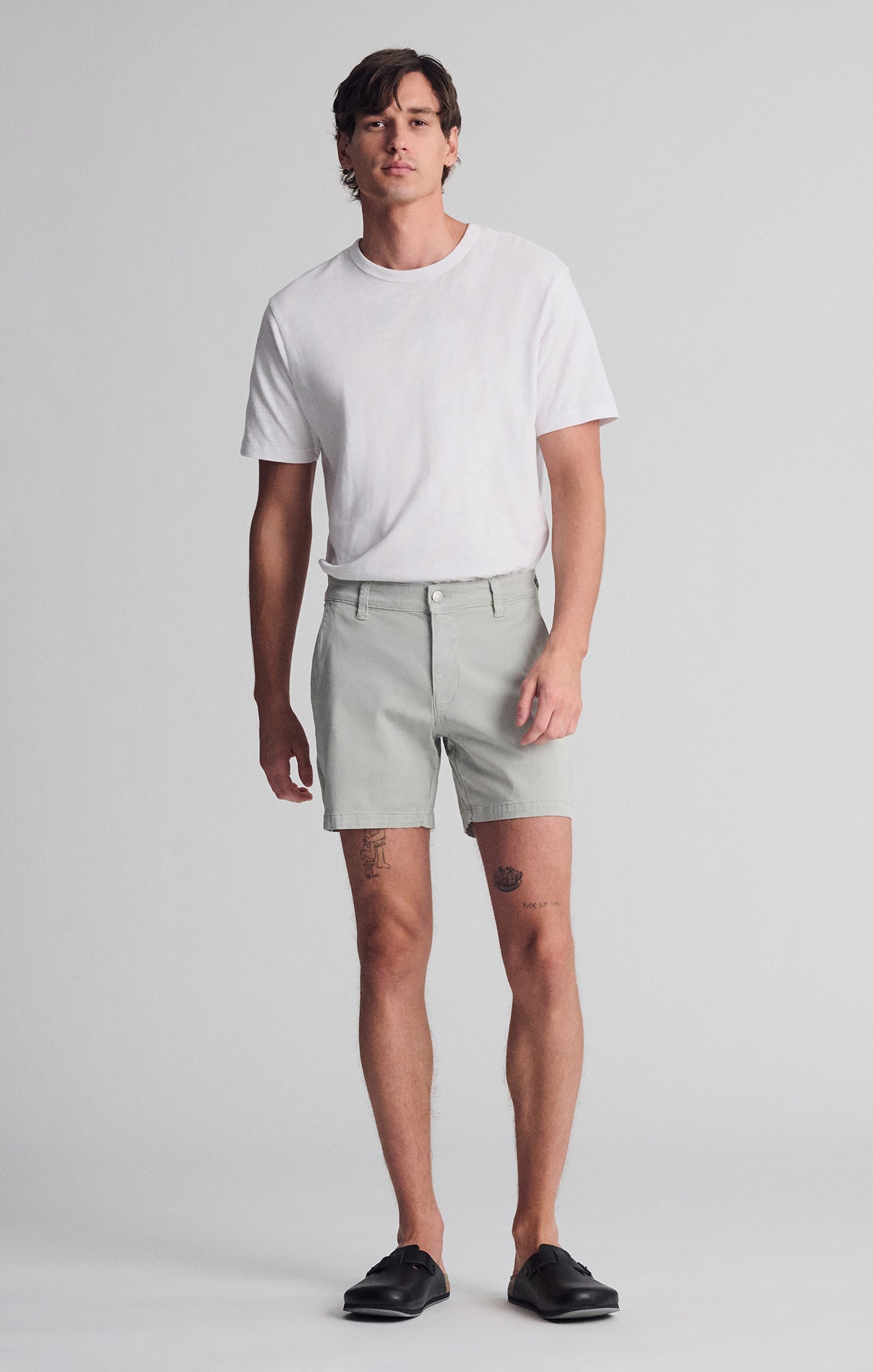 NATE SHORTS IN PISTACHIO CASUAL TWILL - Mavi Jeans