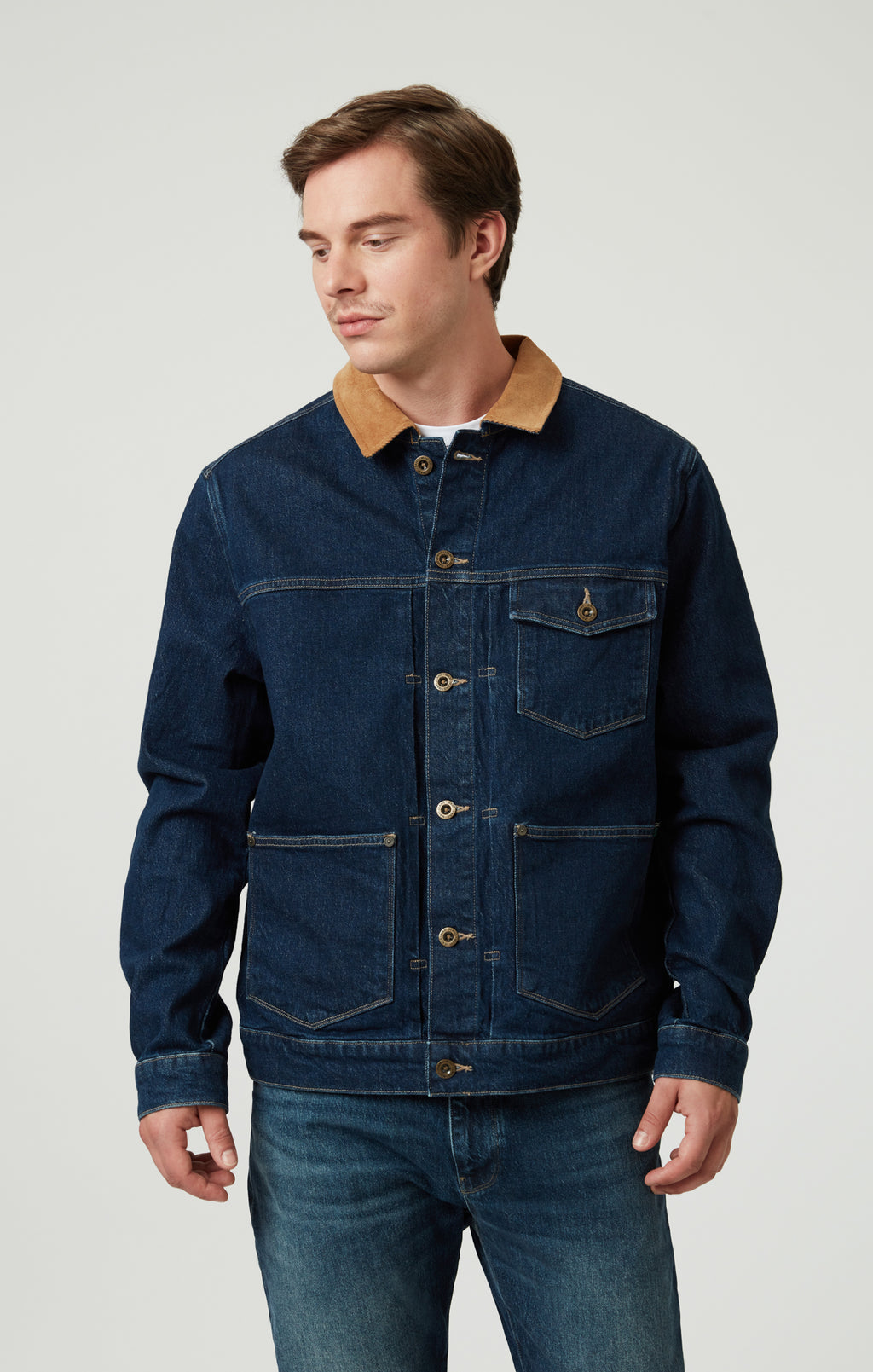 WILLY DENIM JACKET IN DEEP BLUE DENIM - Mavi Jeans