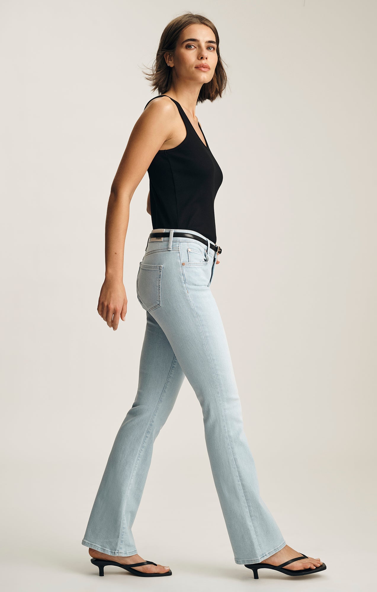 MOLLY BOOTCUT IN BLEACHED FLEX BLUE - Mavi Jeans