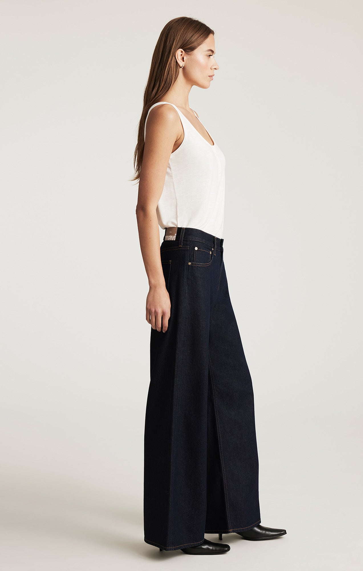 SANDY WIDE LEG IN RINSE CLASSIC DENIM - Mavi Jeans
