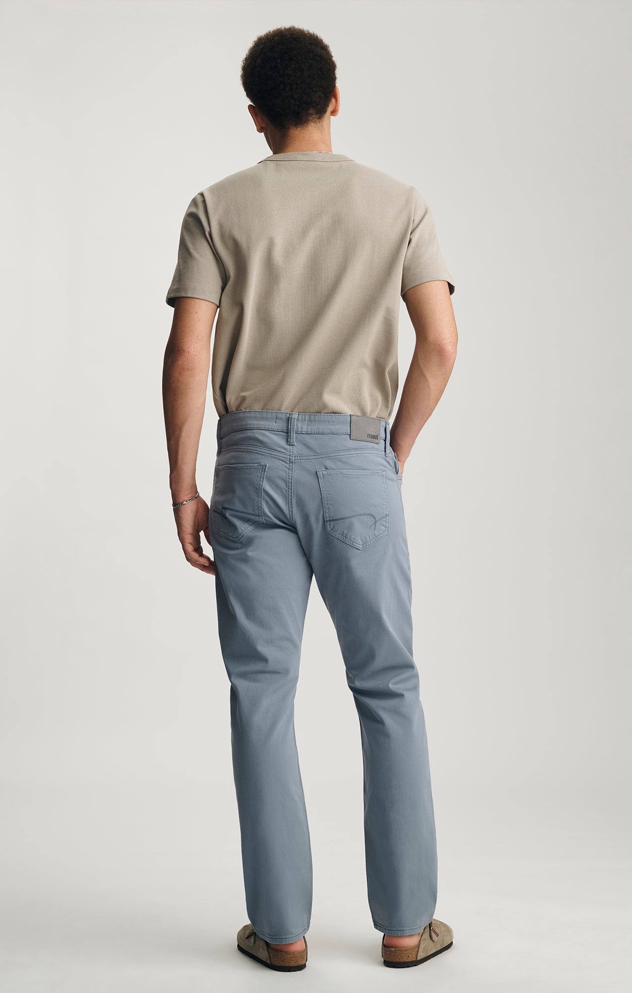 MATT RELAXED STRAIGHT LEG IN STEEL TWILL
