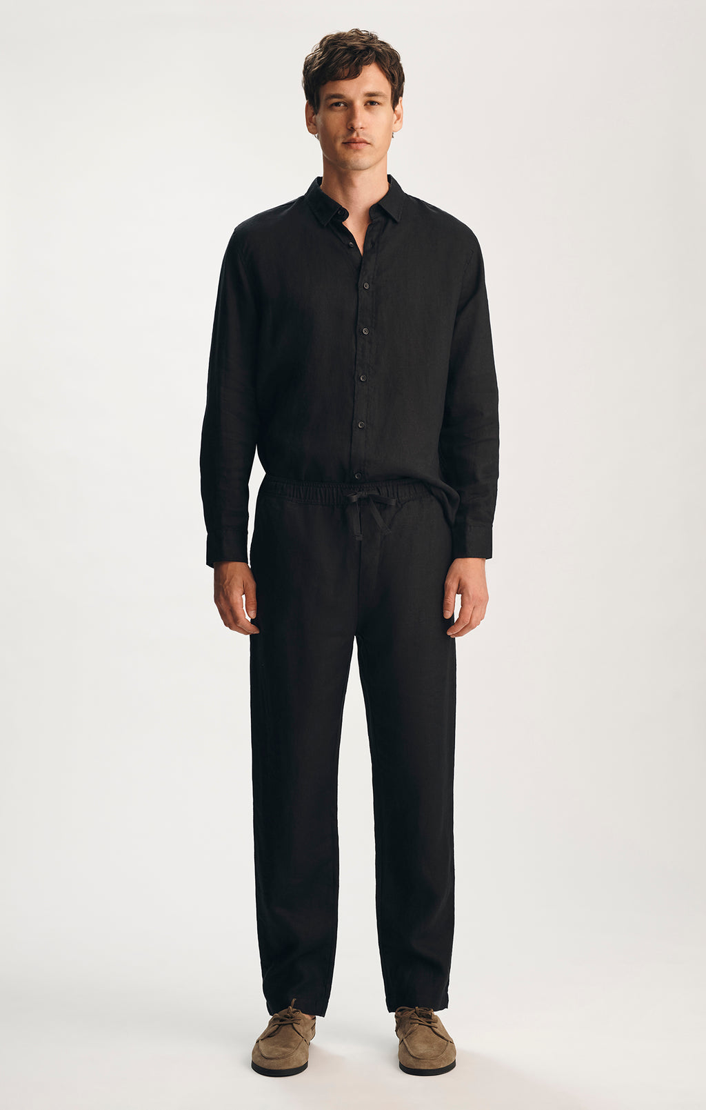 LINEN PANTS IN BLACK - Mavi Jeans