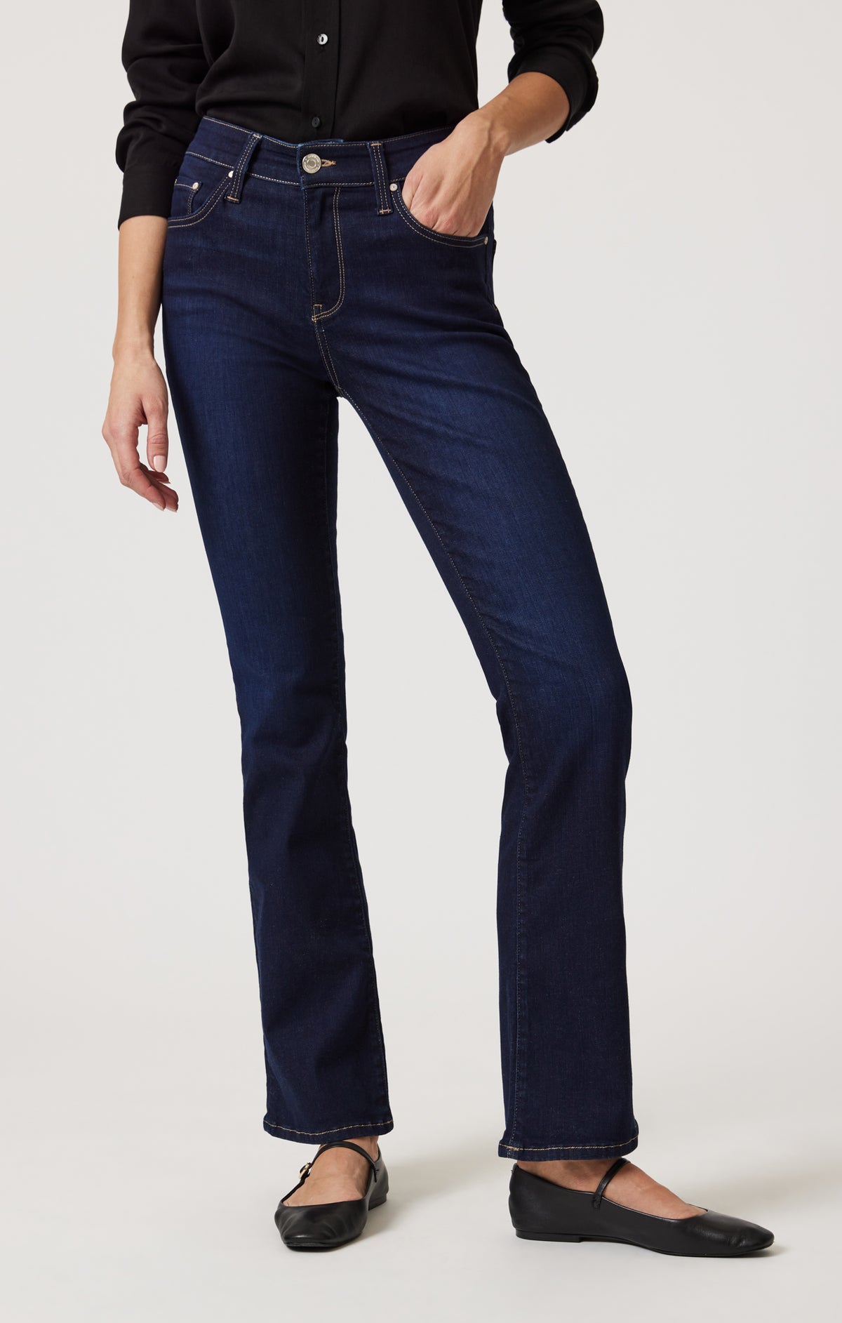 MOLLY BOOTCUT IN RINSE TRIBECA - Mavi Jeans