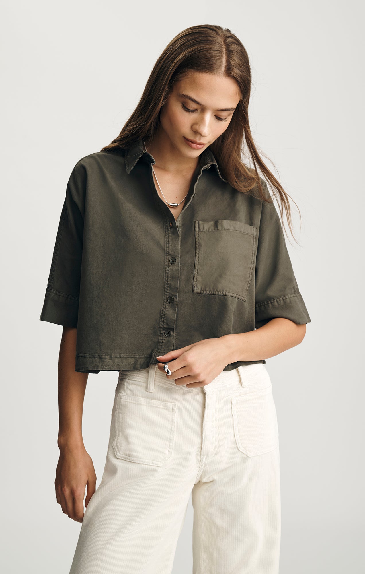 EDITION SHORT SLEEVE BUTTON-UP SHIRT IN KAMBABA - Mavi Jeans