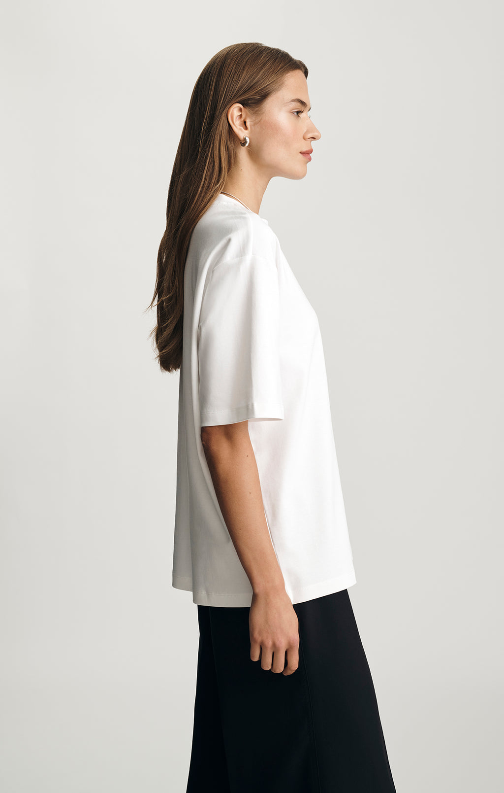 BASIC CREW NECK T-SHIRT IN WHITE - Mavi Jeans