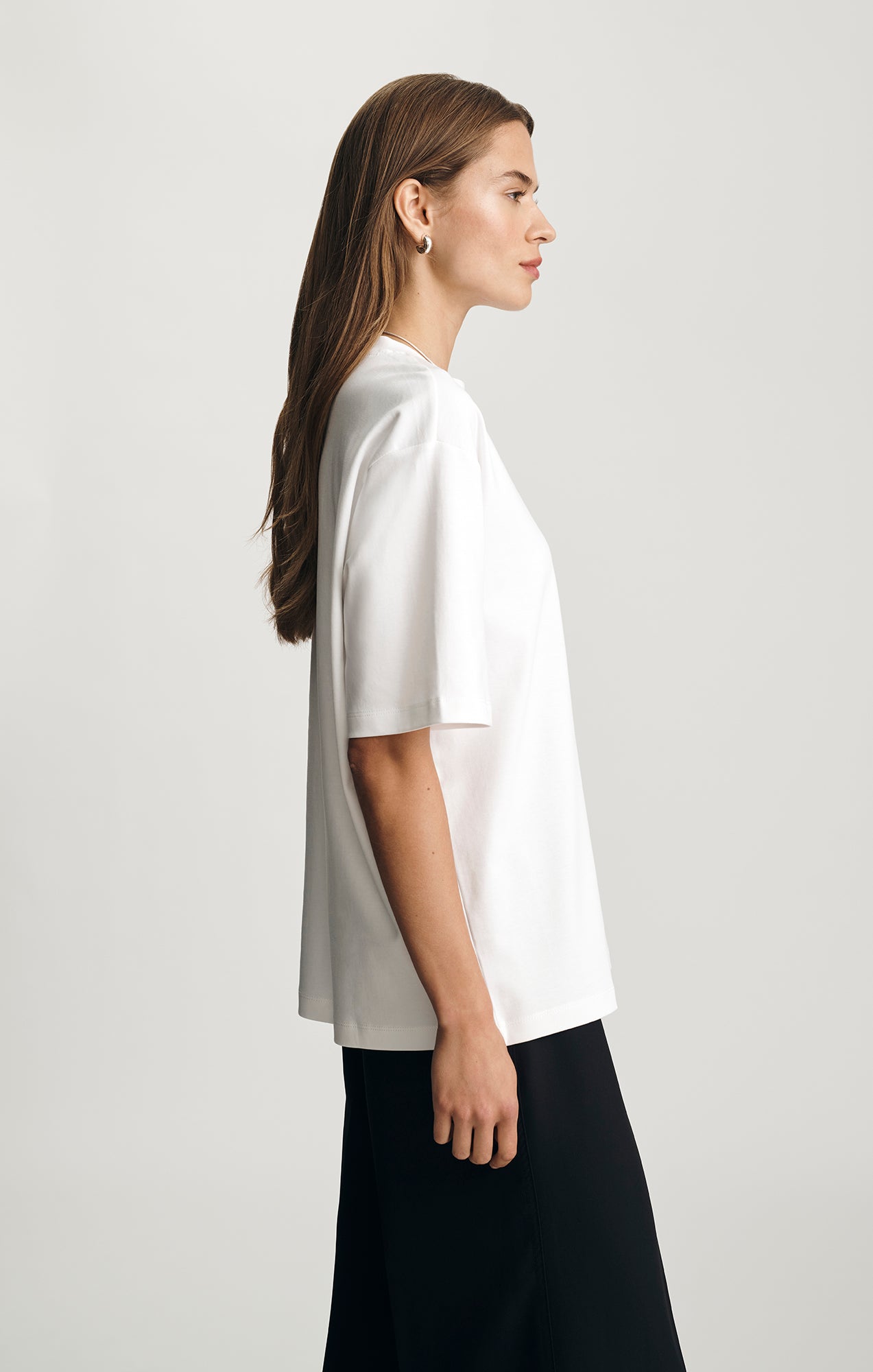BASIC CREW NECK T-SHIRT IN WHITE - Mavi Jeans