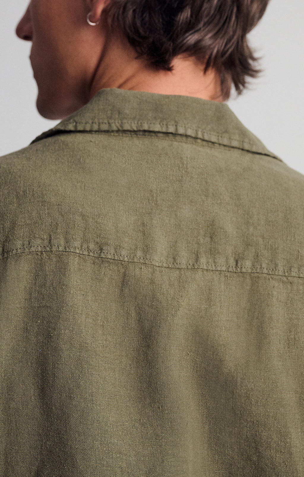 LINEN SHORT SLEEVE SHIRT IN KALAMATA - Mavi Jeans