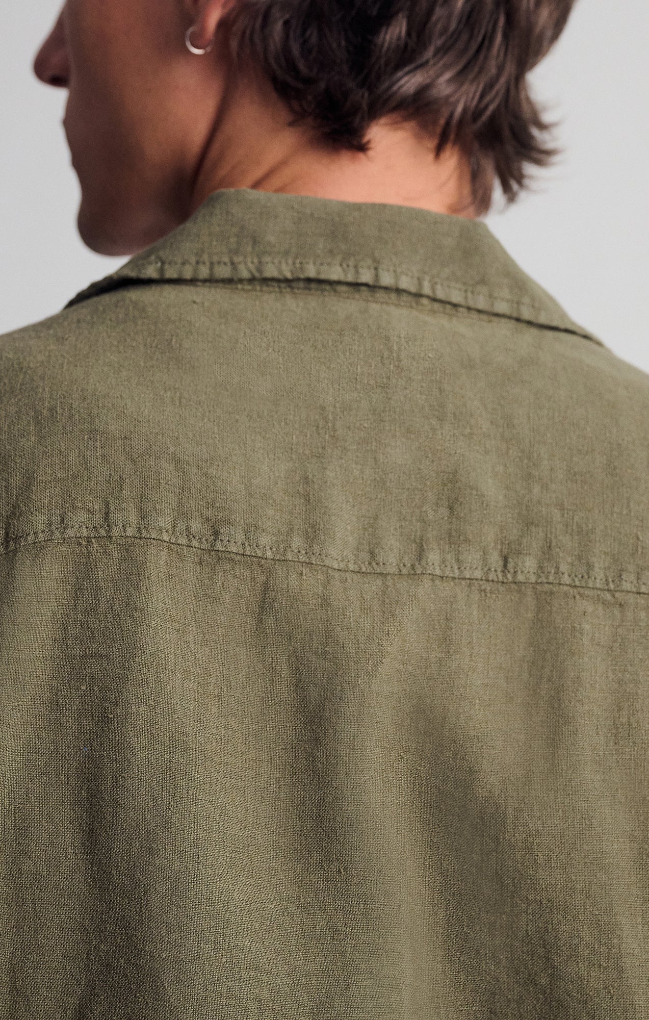 LINEN SHORT SLEEVE SHIRT IN KALAMATA - Mavi Jeans