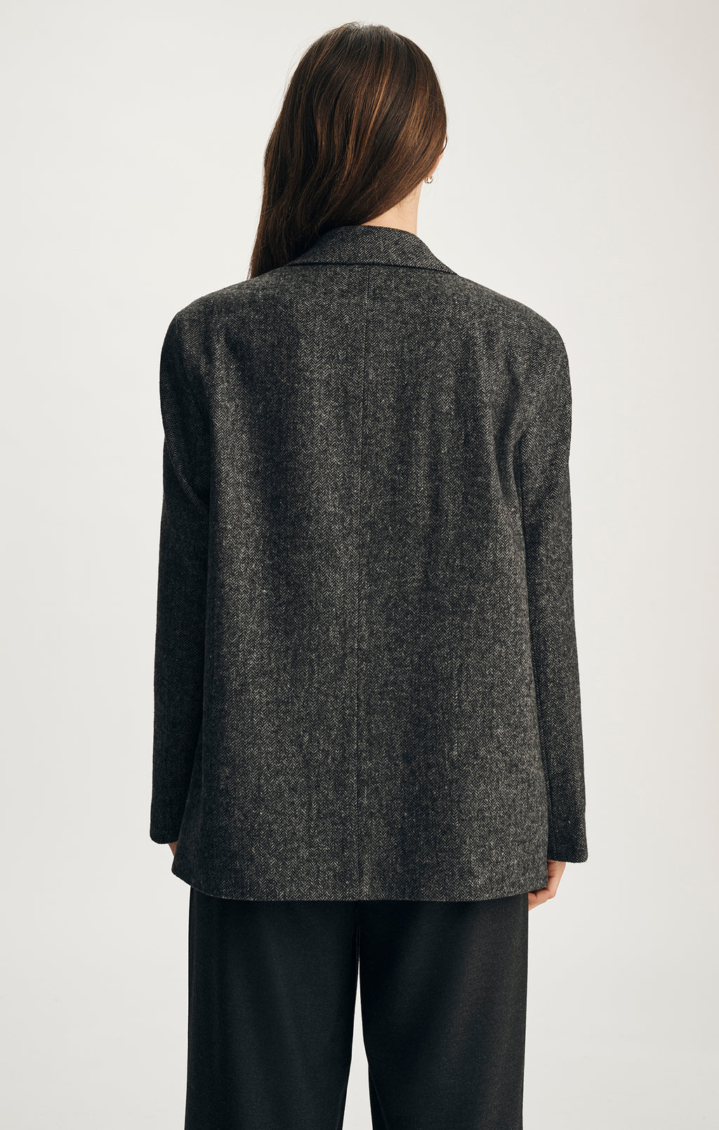 BLAZER JACKET IN ANTRASIT MELANGE