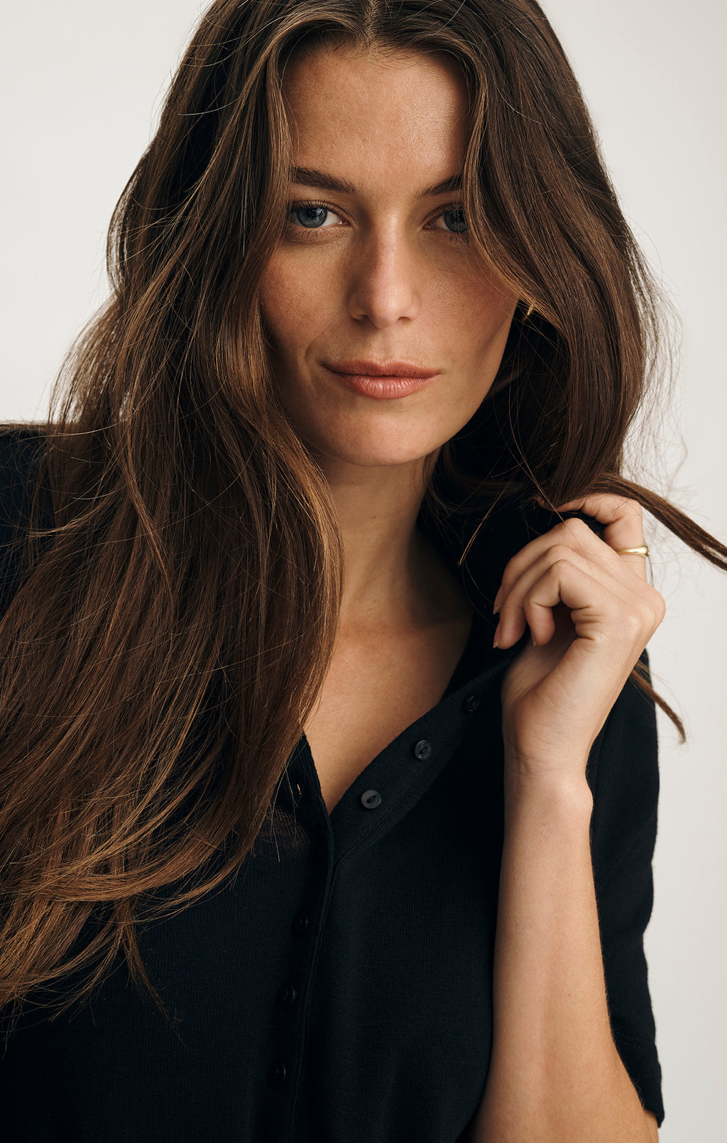 EDITION POLO T-SHIRT IN BLACK