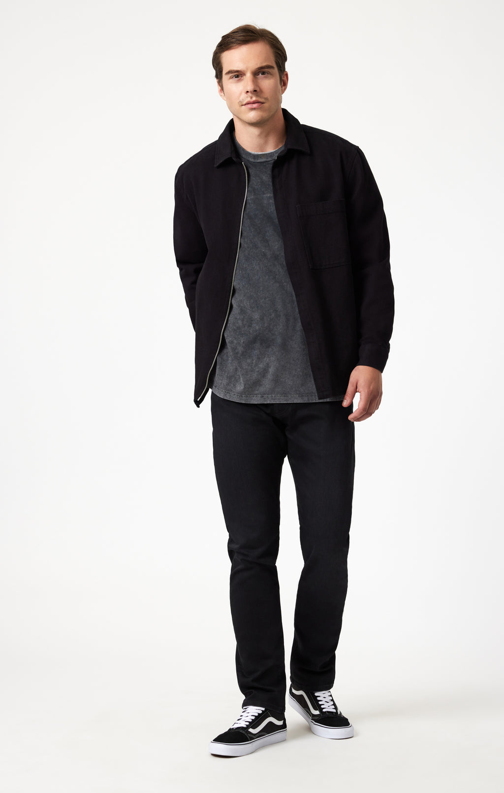 JAKE SLIM LEG IN DARK SMOKE SUPERMOVE - Mavi Jeans