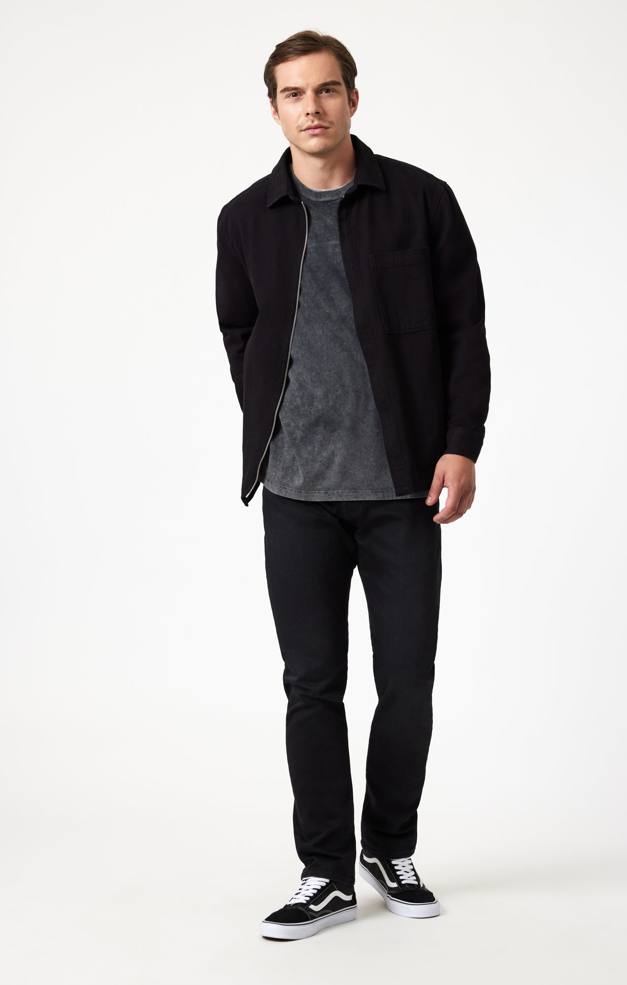 JAKE SLIM LEG IN DARK SMOKE SUPERMOVE - Mavi Jeans