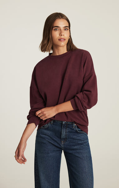 Mavi Women's Luxe Touch TENCEL™ Sweatshirt In Tawny Port – Mavi Jeans