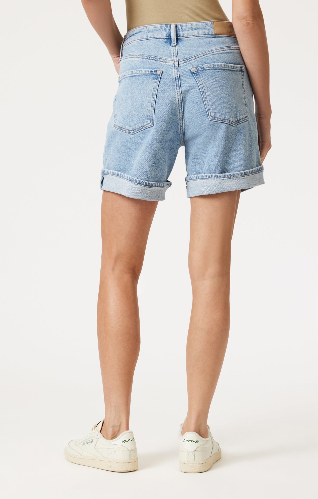 Mavi Women's Heidi Cuffed Shorts In Light Blue 90's – Mavi Jeans