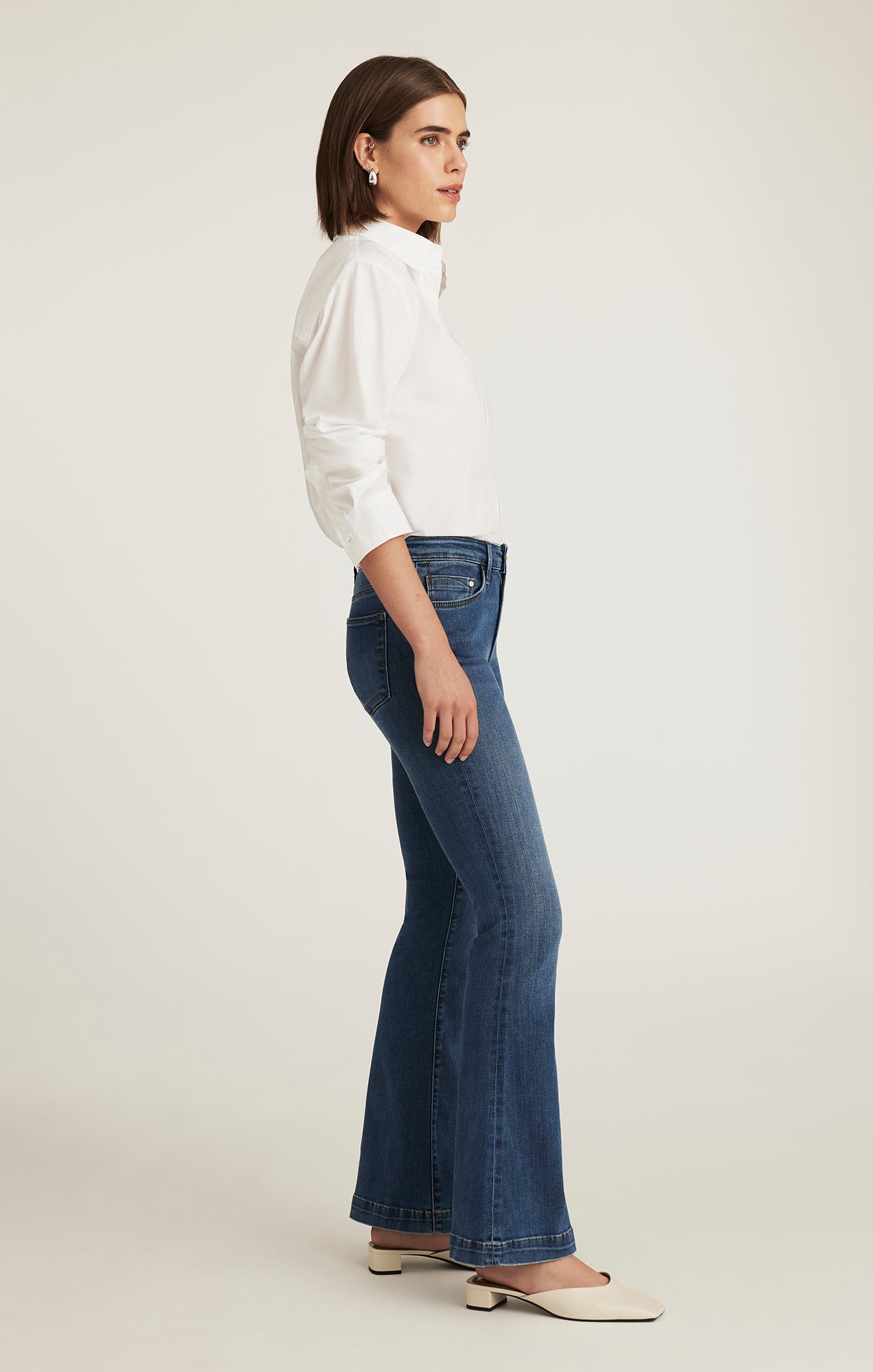 Mavi Women's Sydney Flare In Mid Supersoft – Mavi Jeans