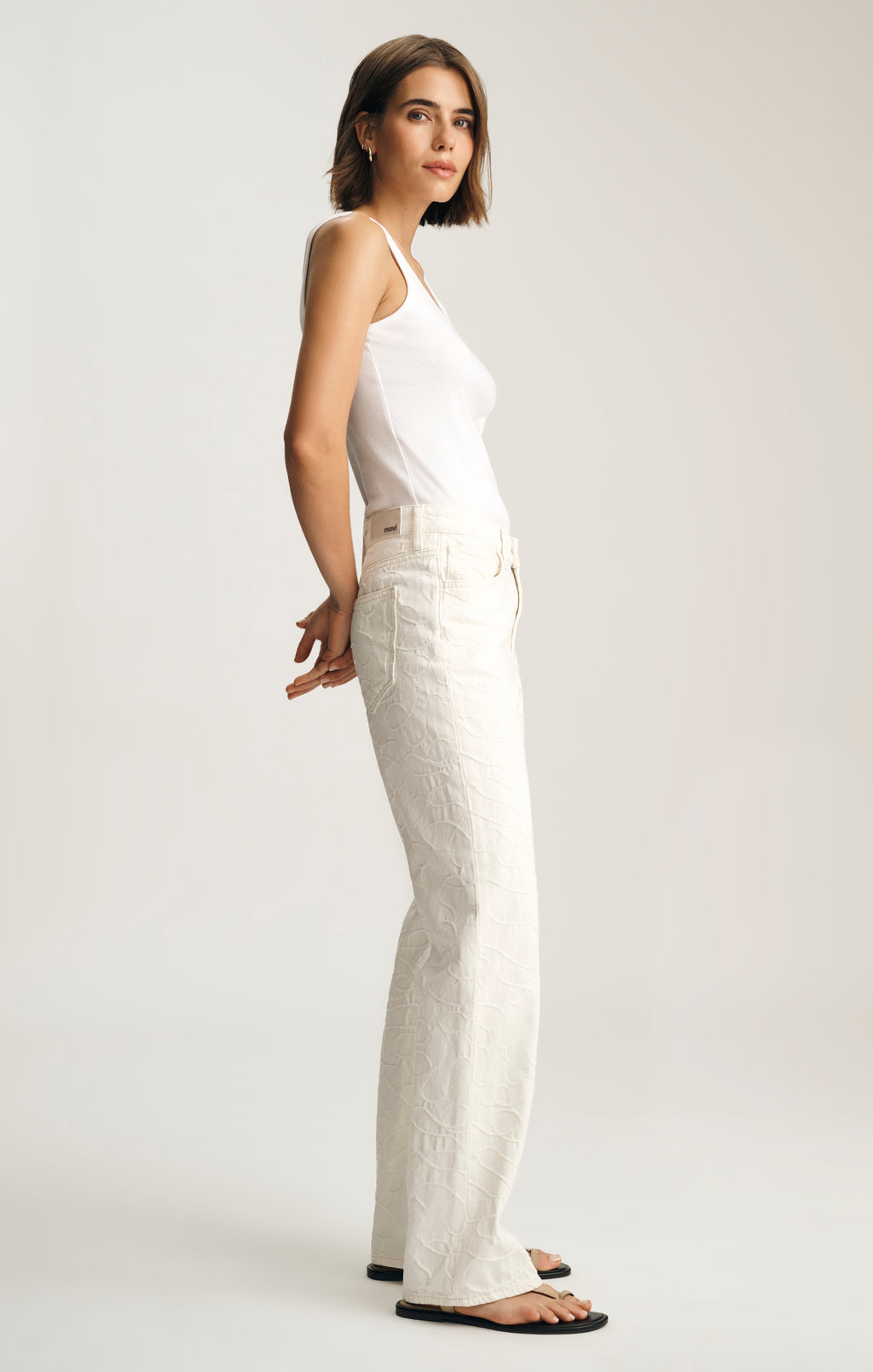 TAYLOR STRAIGHT LEG IN BEIGE DENIM - Mavi Jeans