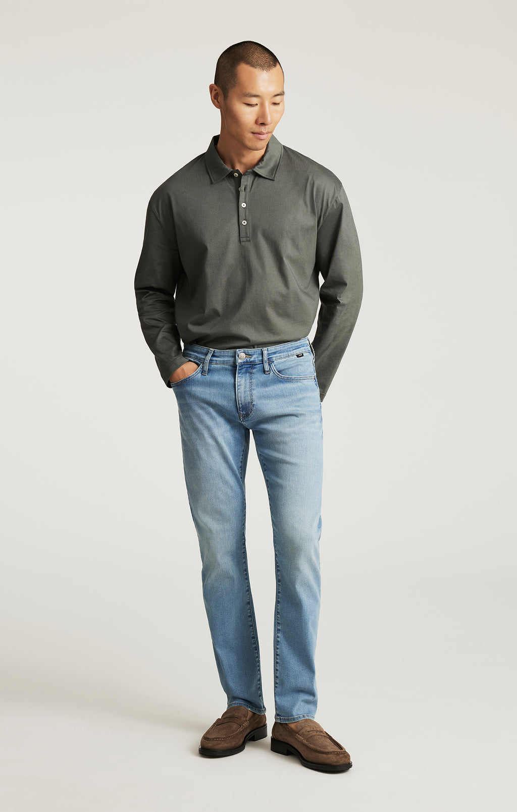 JAKE SLIM LEG IN LIGHT SUPERMOVE - Mavi Jeans