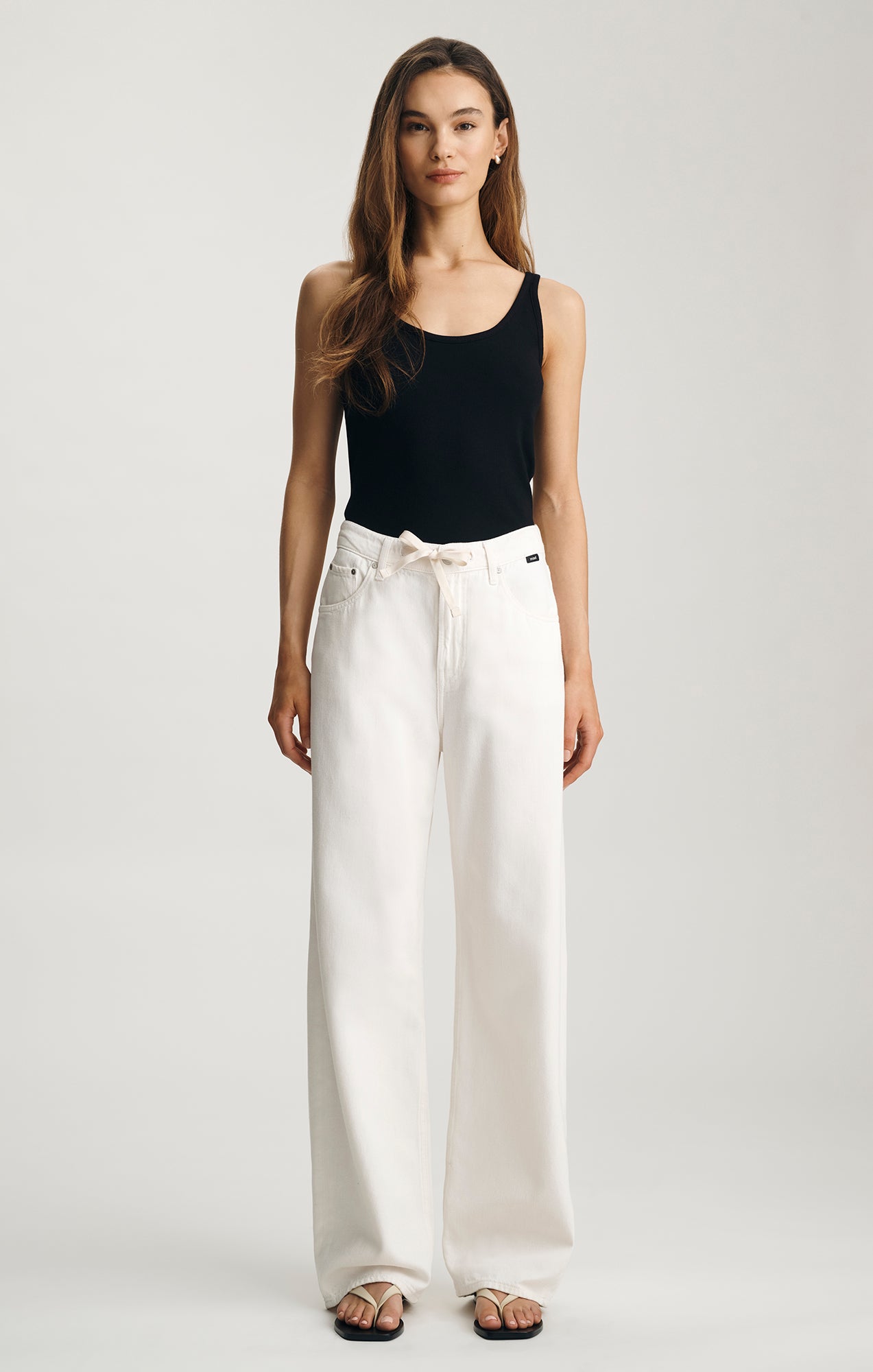 NELLA WIDE LEG IN OFF WHITE WELL BLUE - Mavi Jeans