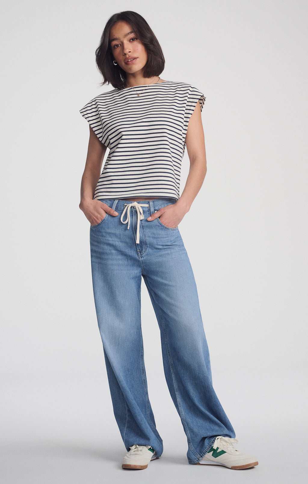 NELLA WIDE LEG IN LIGHT BLUE WELL BLUE - Mavi Jeans