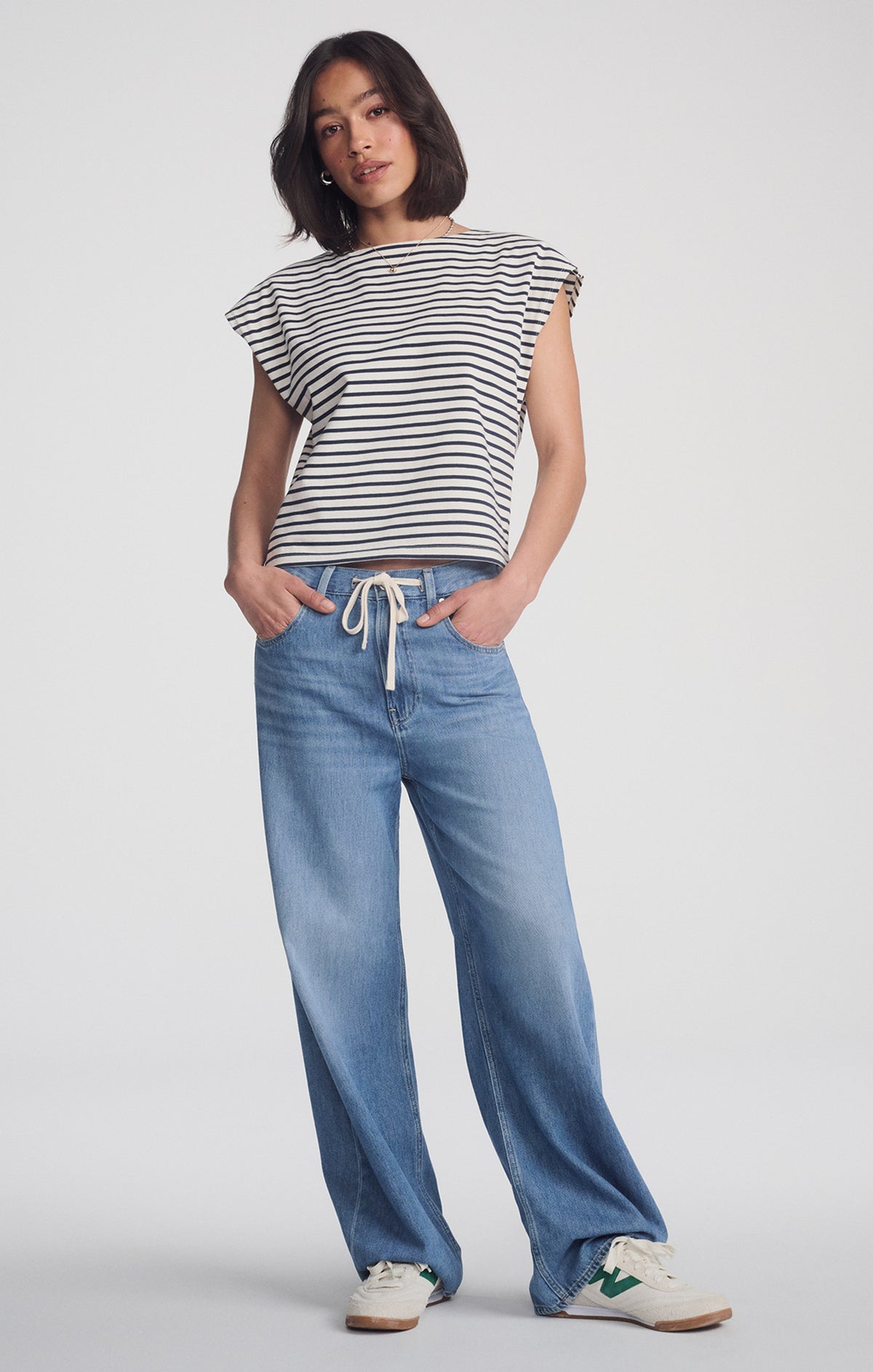 NELLA WIDE LEG IN LIGHT BLUE WELL BLUE - Mavi Jeans
