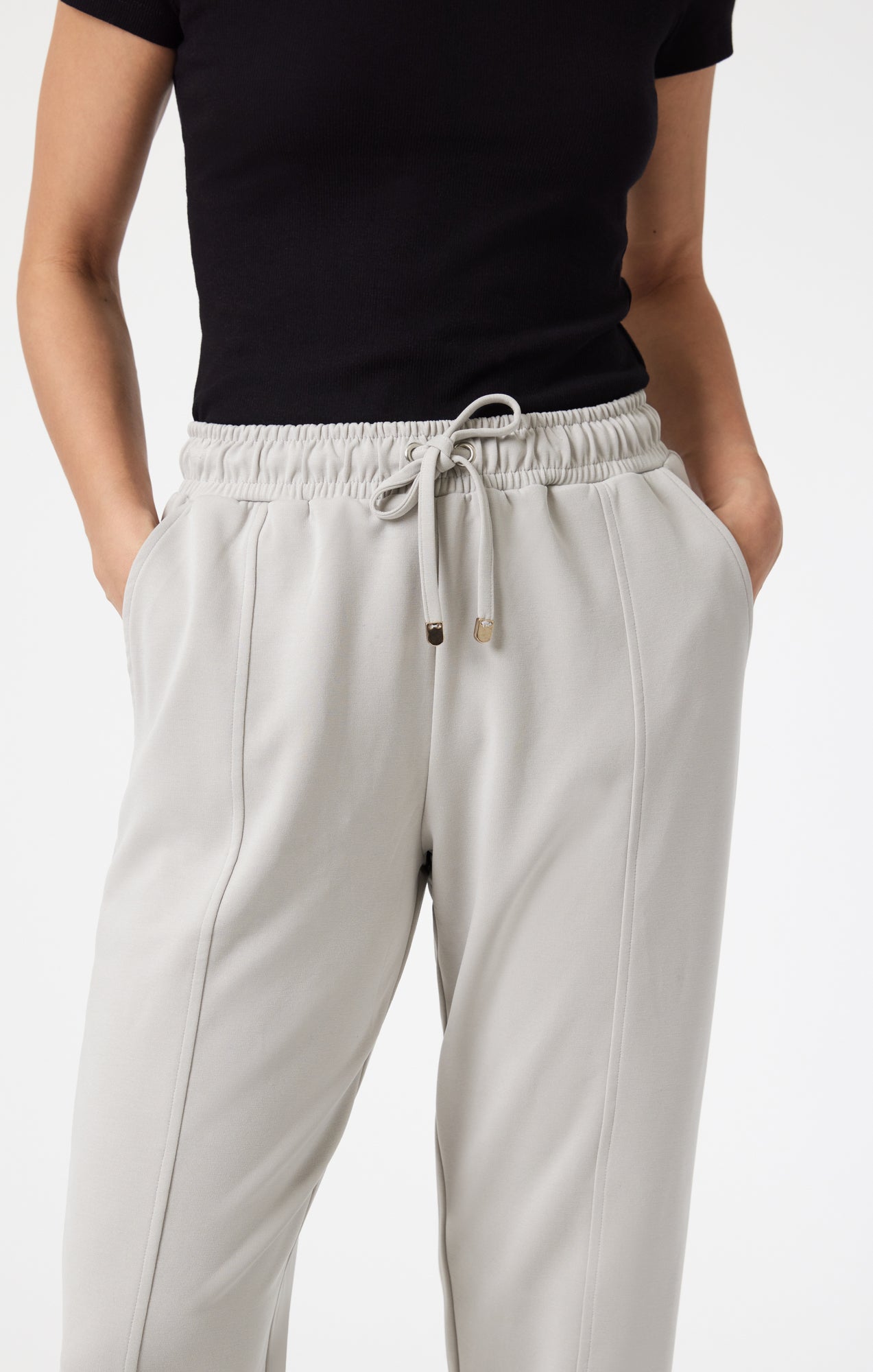 LUXE TOUCH TENCEL™ SWEATPANTS IN GRAY VIOLET - Mavi Jeans