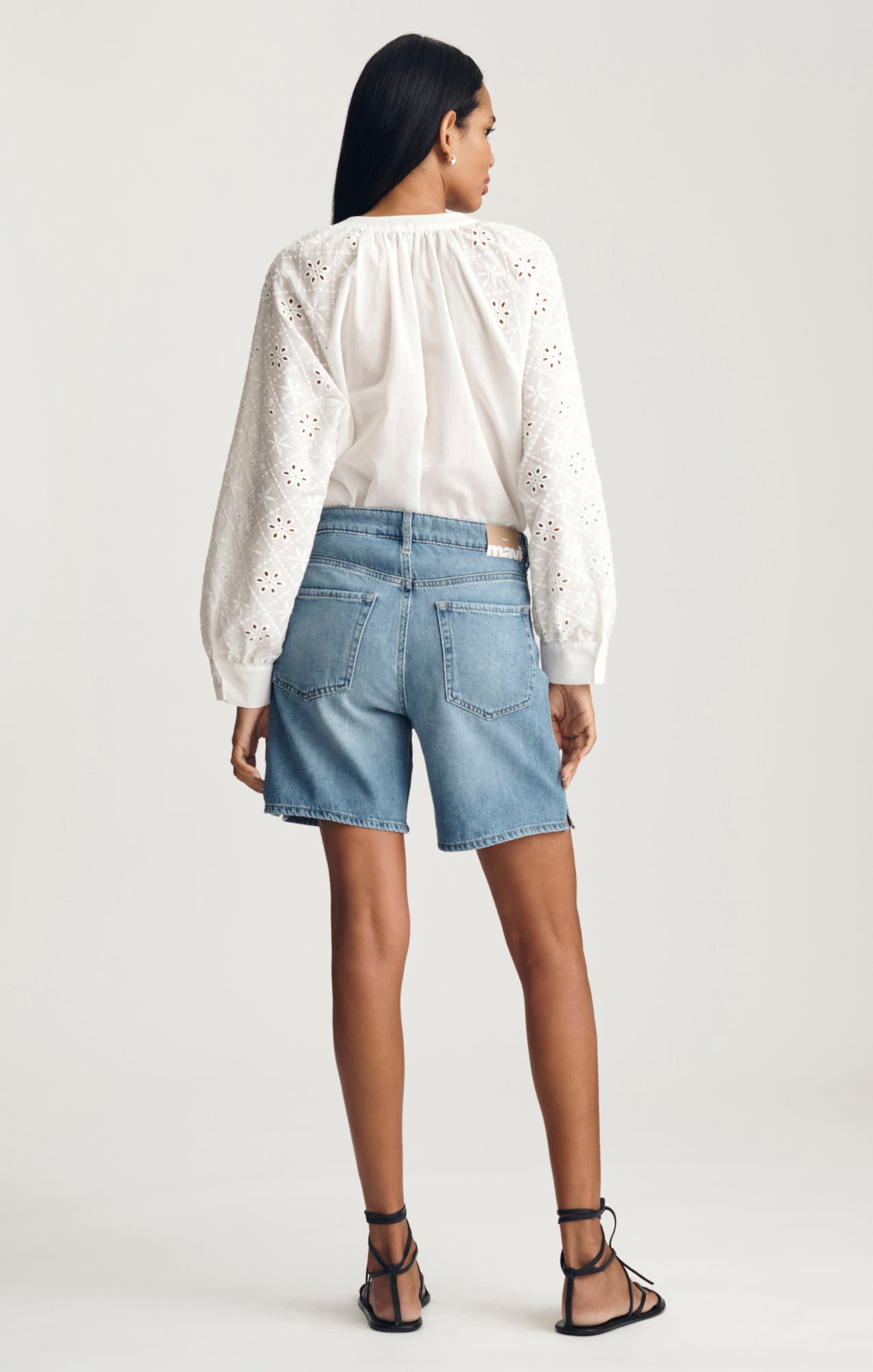 NELLA RELAXED SHORTS IN LIGHT BLUE WELL BLUE - Mavi Jeans