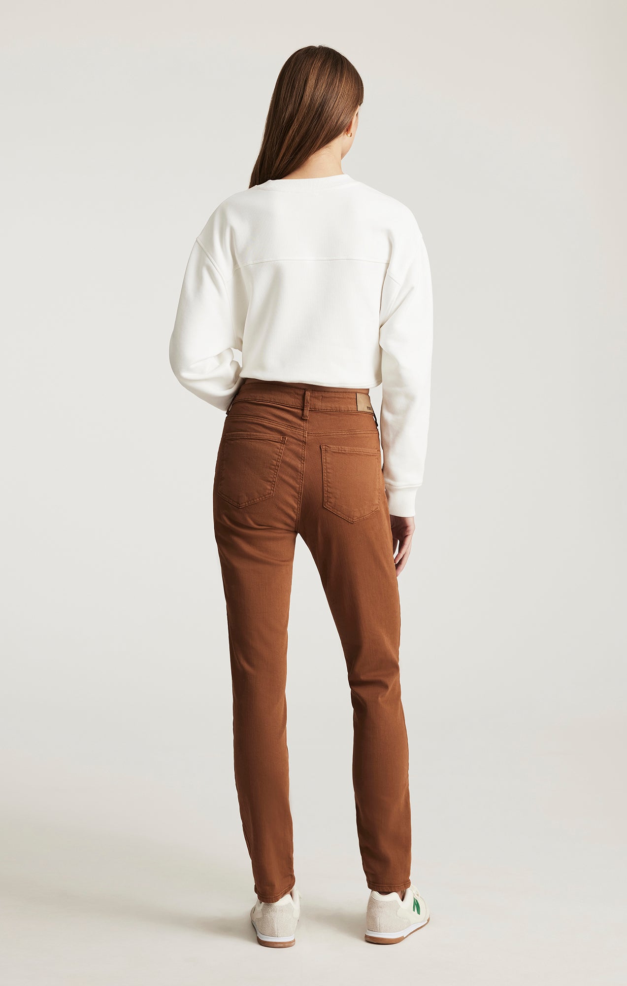 KATHLEEN SLIM BOYFRIEND IN CAMEL FLEX BLUE - Mavi Jeans