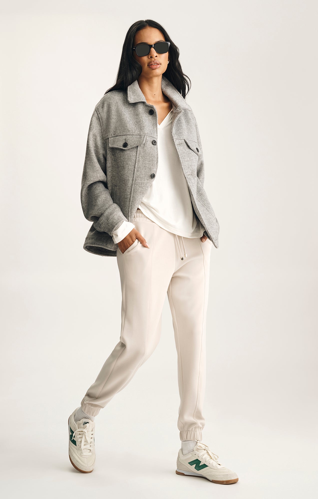 LUXE TOUCH TENCEL™ SWEATPANTS IN PUMICE STONE