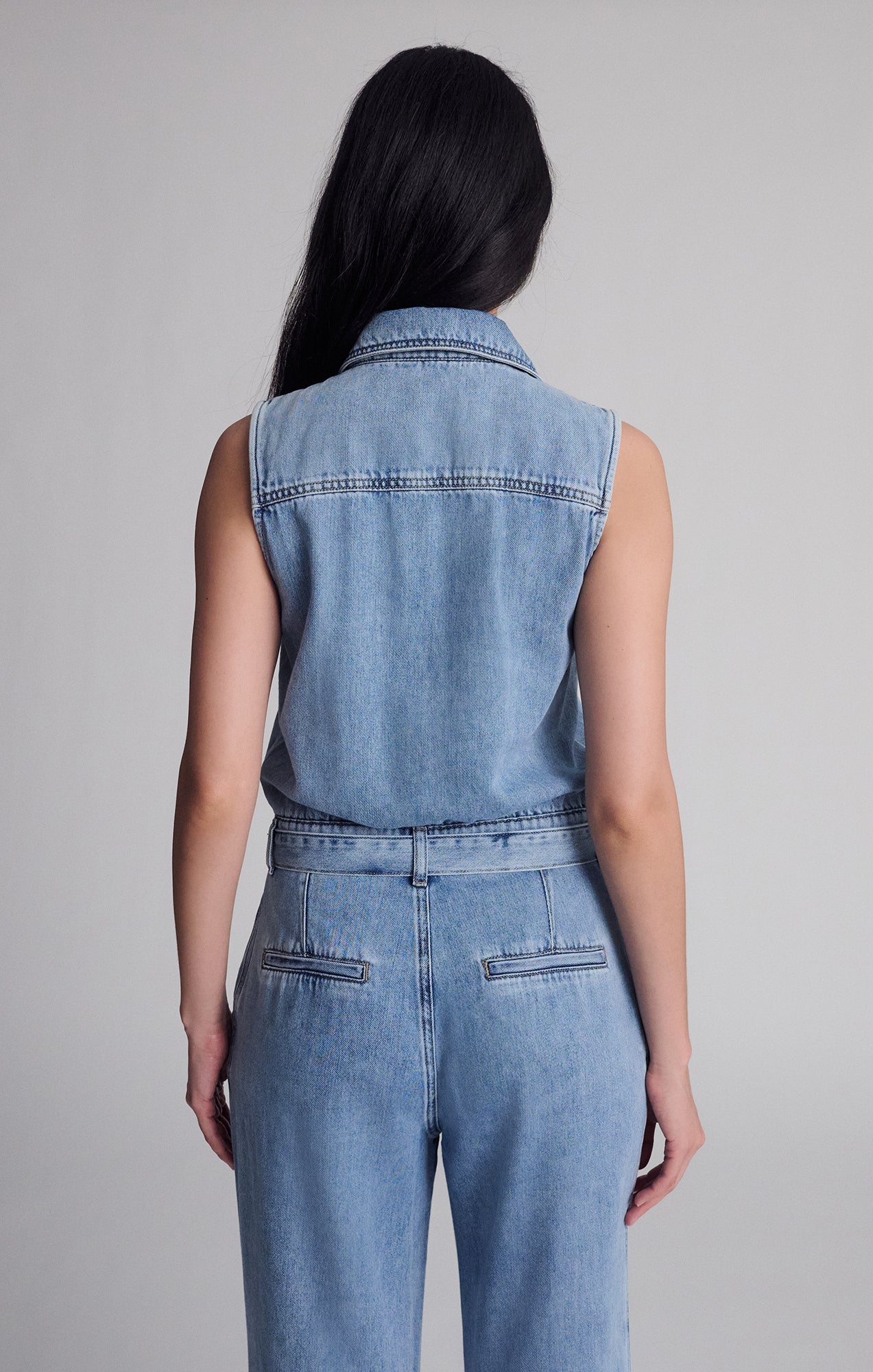 ELARA JUMPSUIT IN LIGHT WELL BLUE - Mavi Jeans
