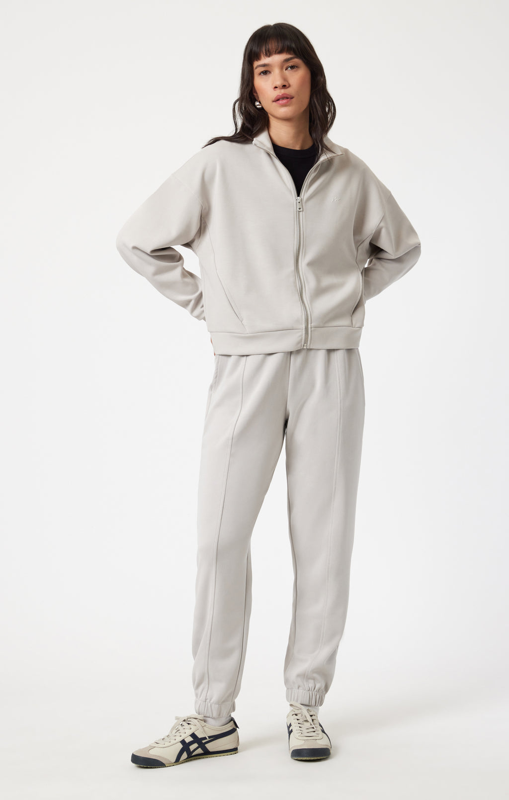 LUXE TOUCH TENCEL™ SWEATPANTS IN GRAY VIOLET - Mavi Jeans