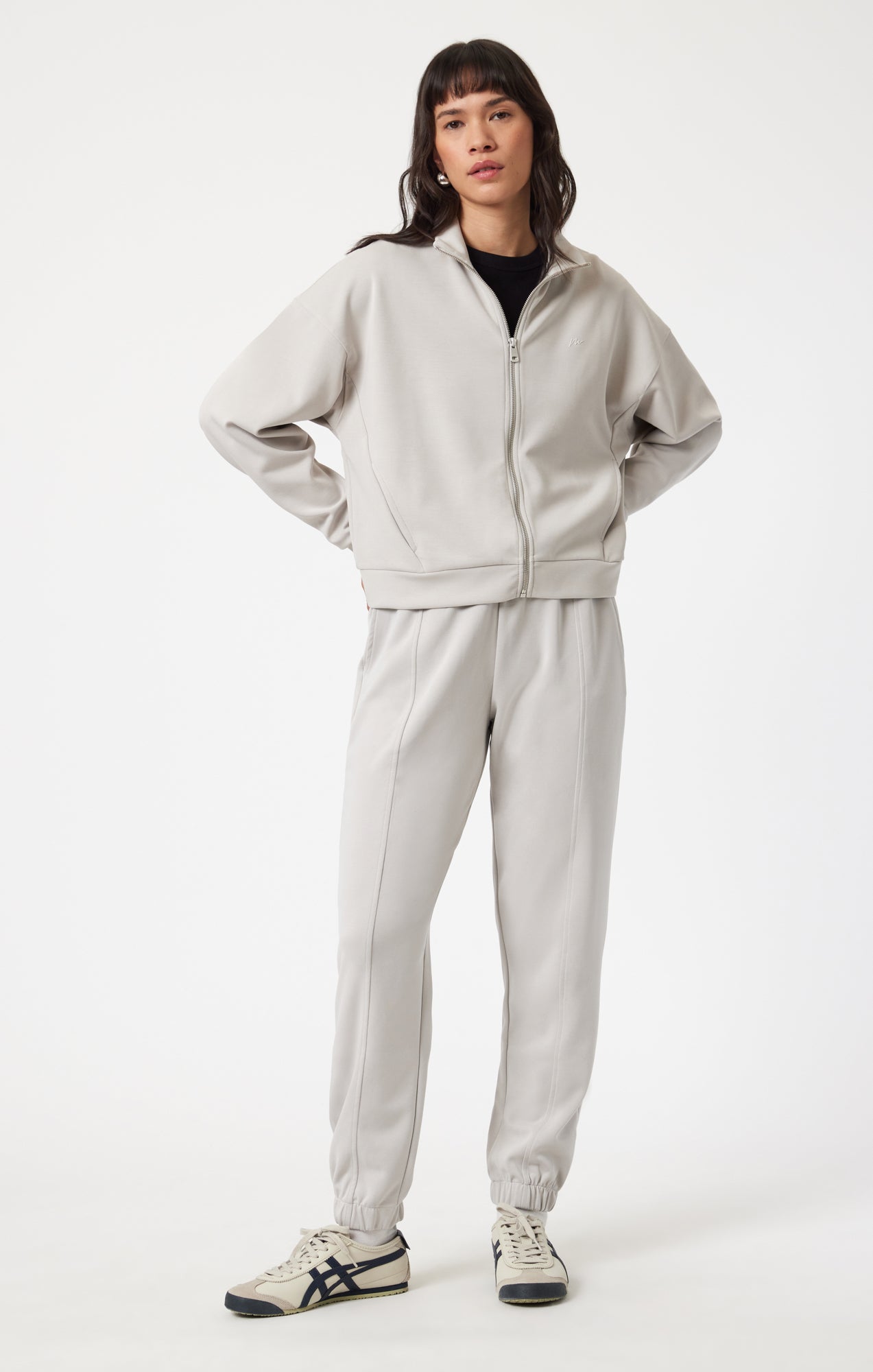 LUXE TOUCH TENCEL™ SWEATPANTS IN GRAY VIOLET - Mavi Jeans