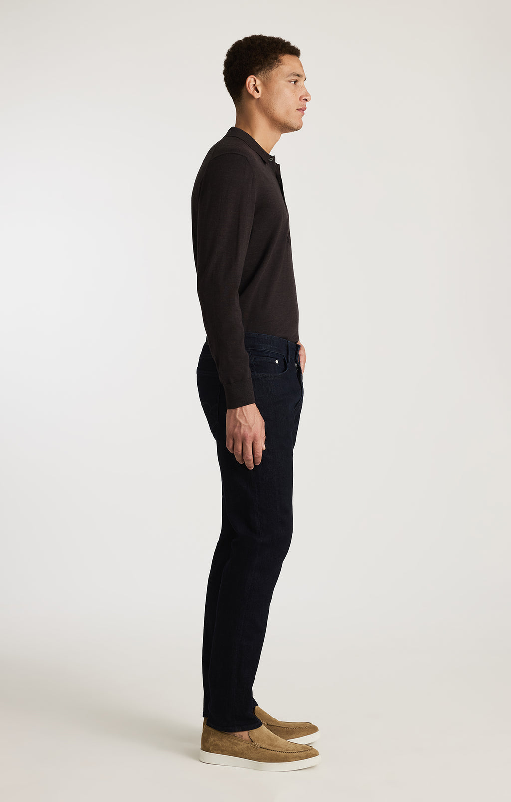 MARCUS SLIM STRAIGHT LEG IN DEEP RINSE FEATHER BLUE