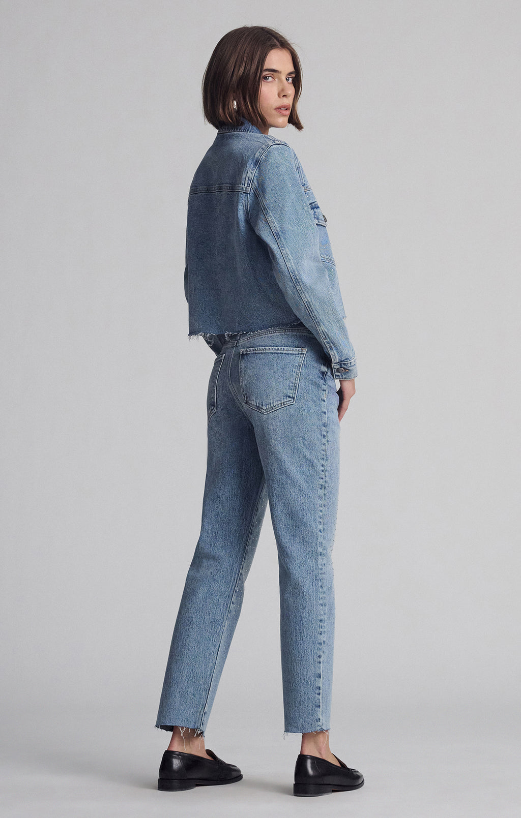 NEW YORK STRAIGHT LEG IN SHINY MID DENIM - Mavi Jeans
