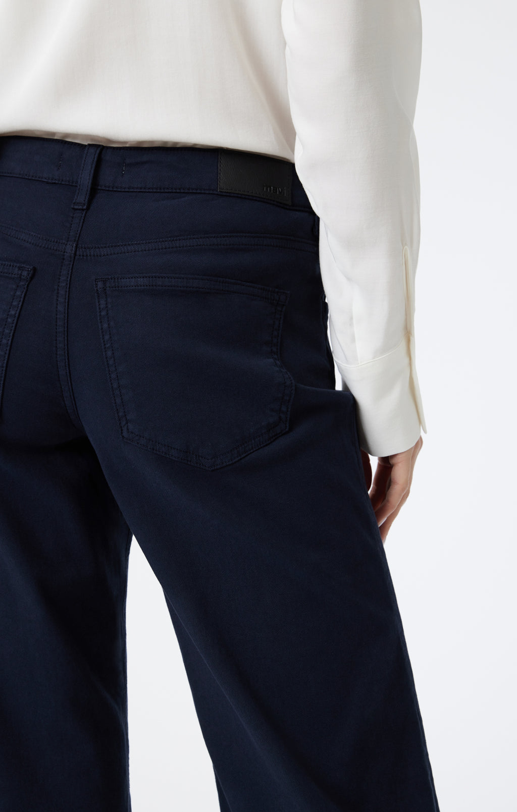 ALENA WIDE LEG IN MIDNIGHT LUXE TWILL - Mavi Jeans