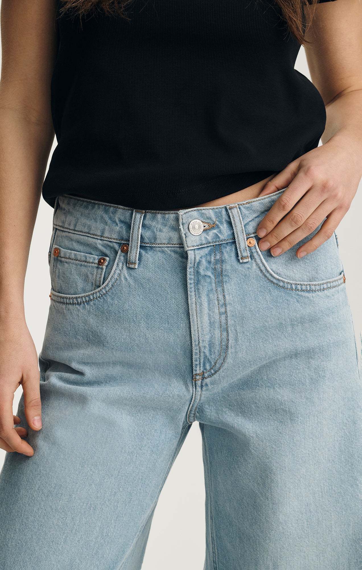 SIENA WIDE LEG IN LIGHT CLASSIC DENIM - Mavi Jeans