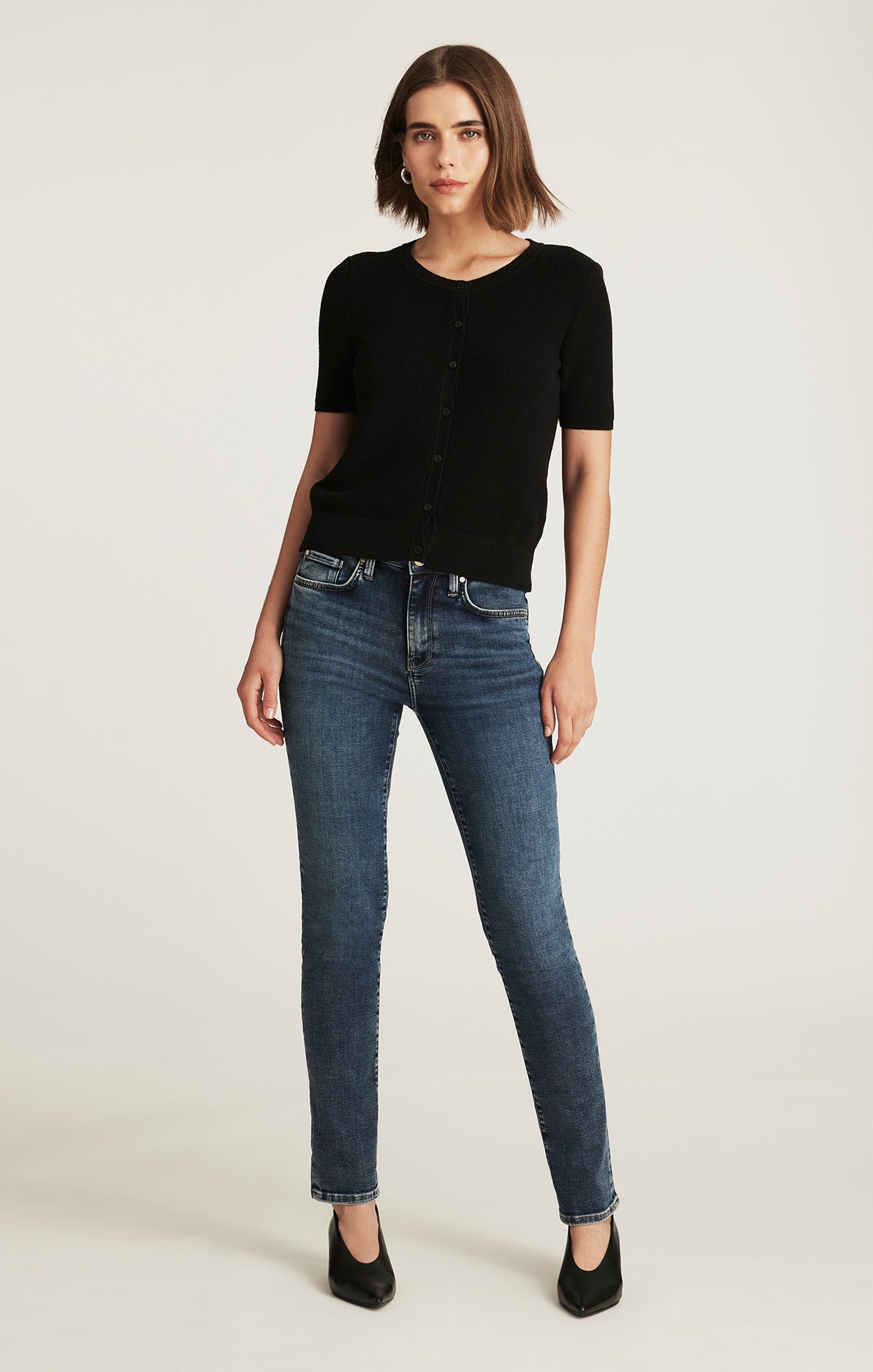 KATHLEEN SLIM BOYFRIEND IN USED BRUSHED FEATHER BLUE - Mavi Jeans