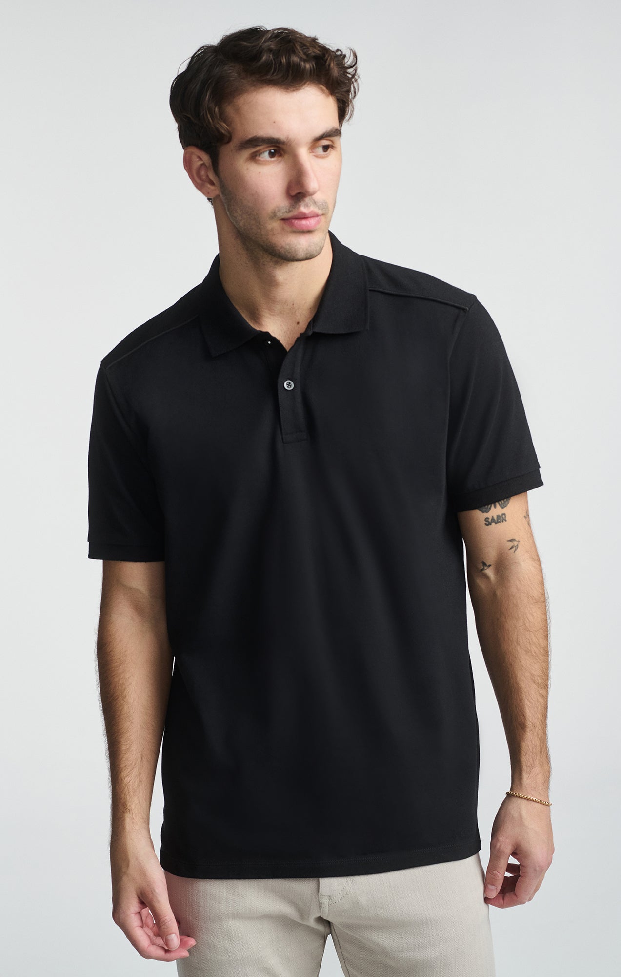POLO SHIRT IN BLACK - Mavi Jeans