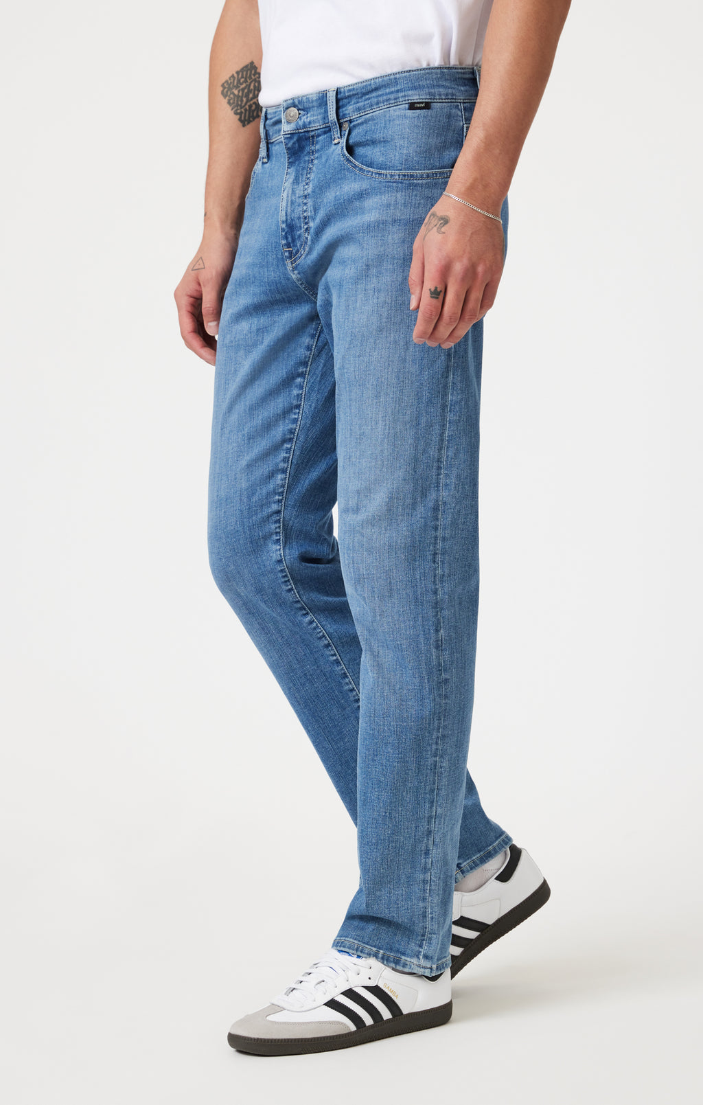 ZACH STRAIGHT LEG IN OCEAN BRUSHED ORGANIC VINTAGE - Mavi Jeans