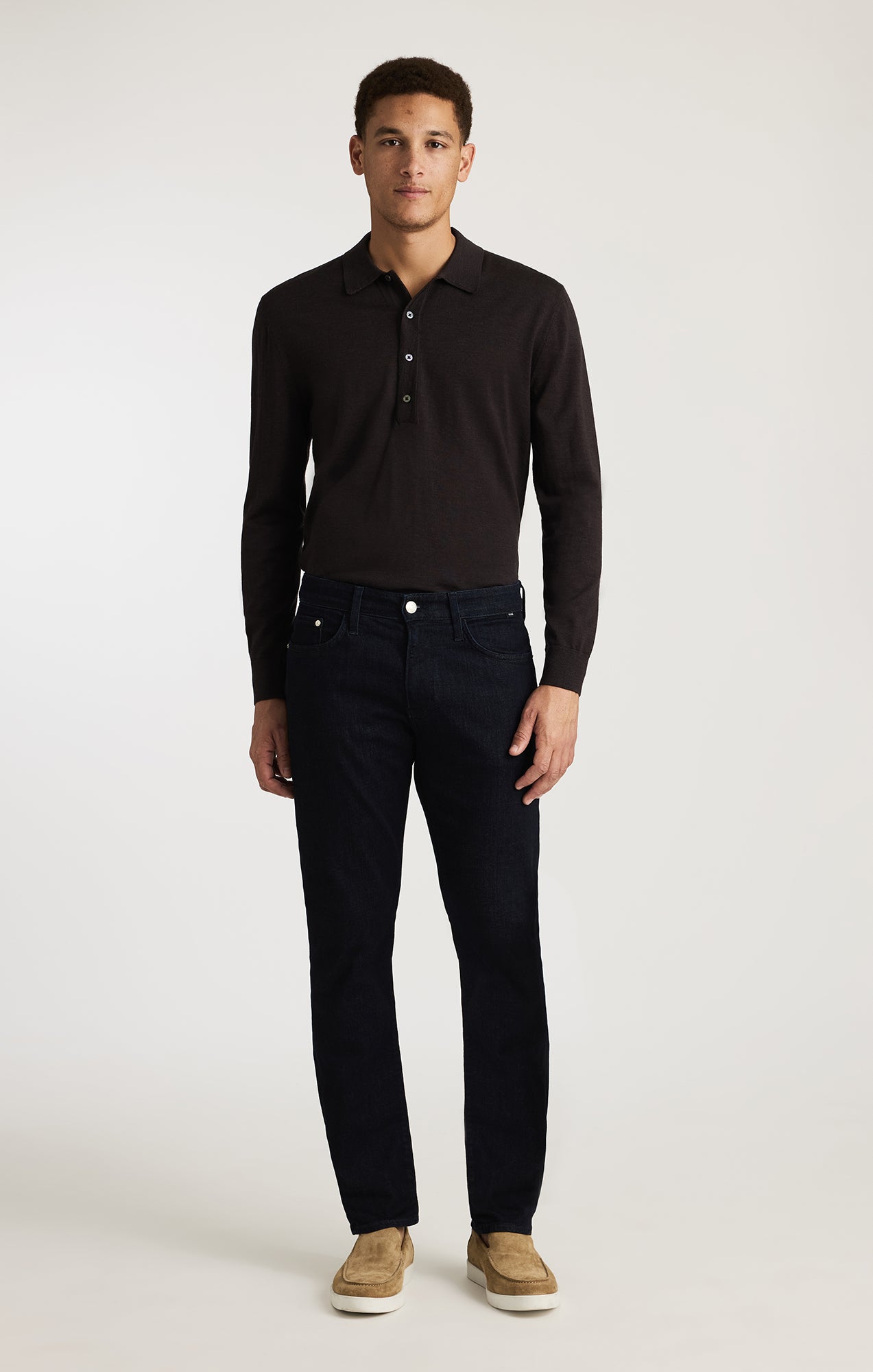 MARCUS SLIM STRAIGHT LEG IN DEEP RINSE FEATHER BLUE