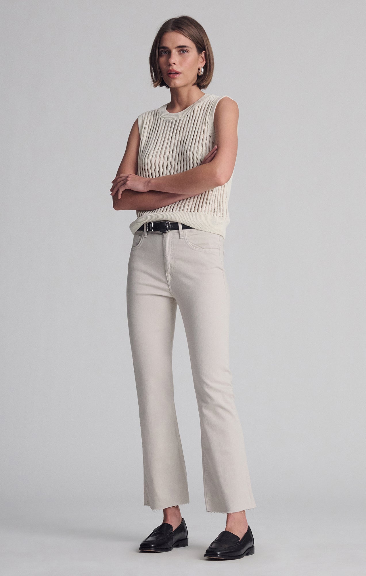 ANIKA CROPPED FLARE IN FROST FLEX BLUE - Mavi Jeans