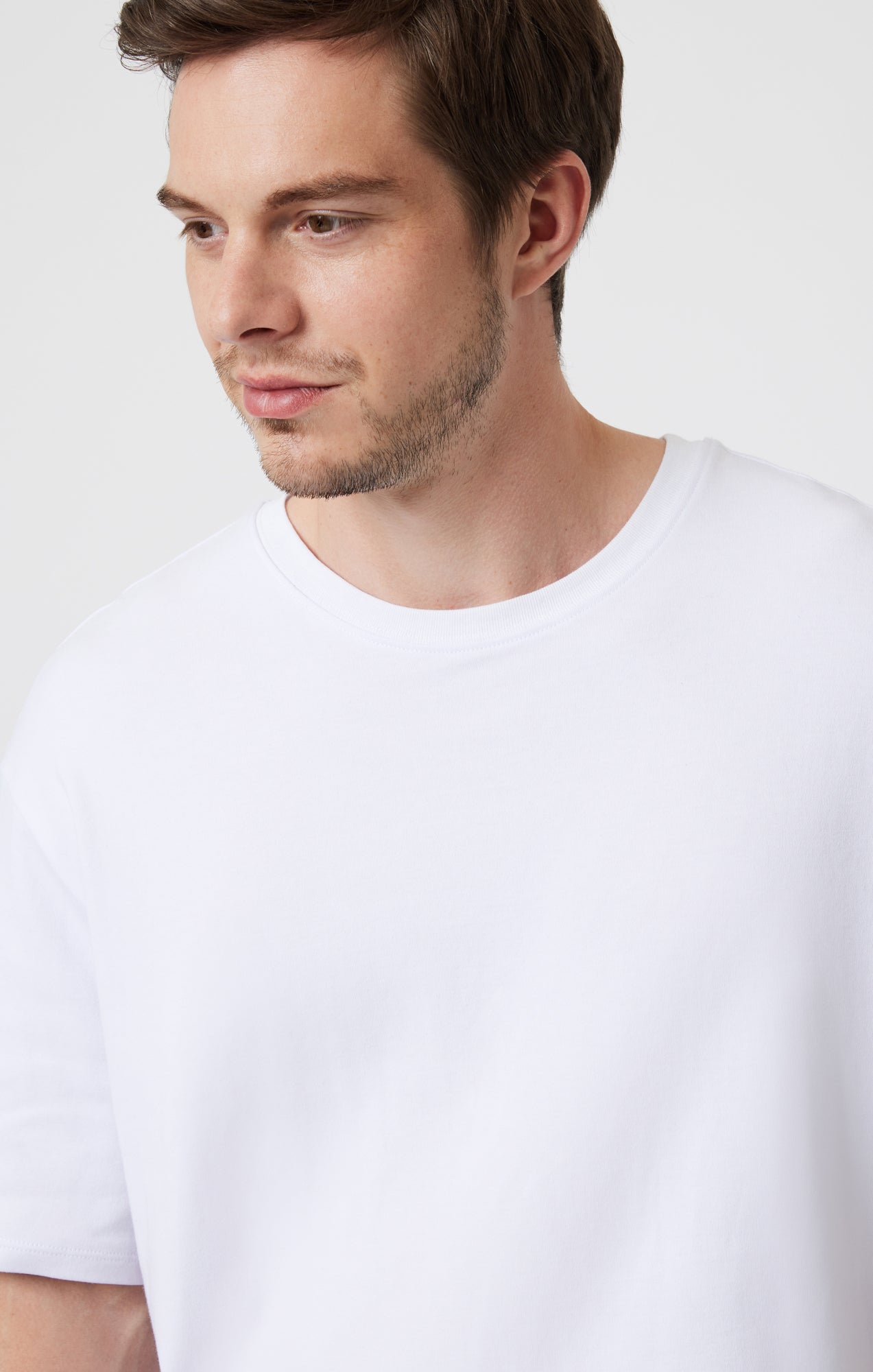 DROP SHOULDER T-SHIRT IN WHITE - Mavi Jeans