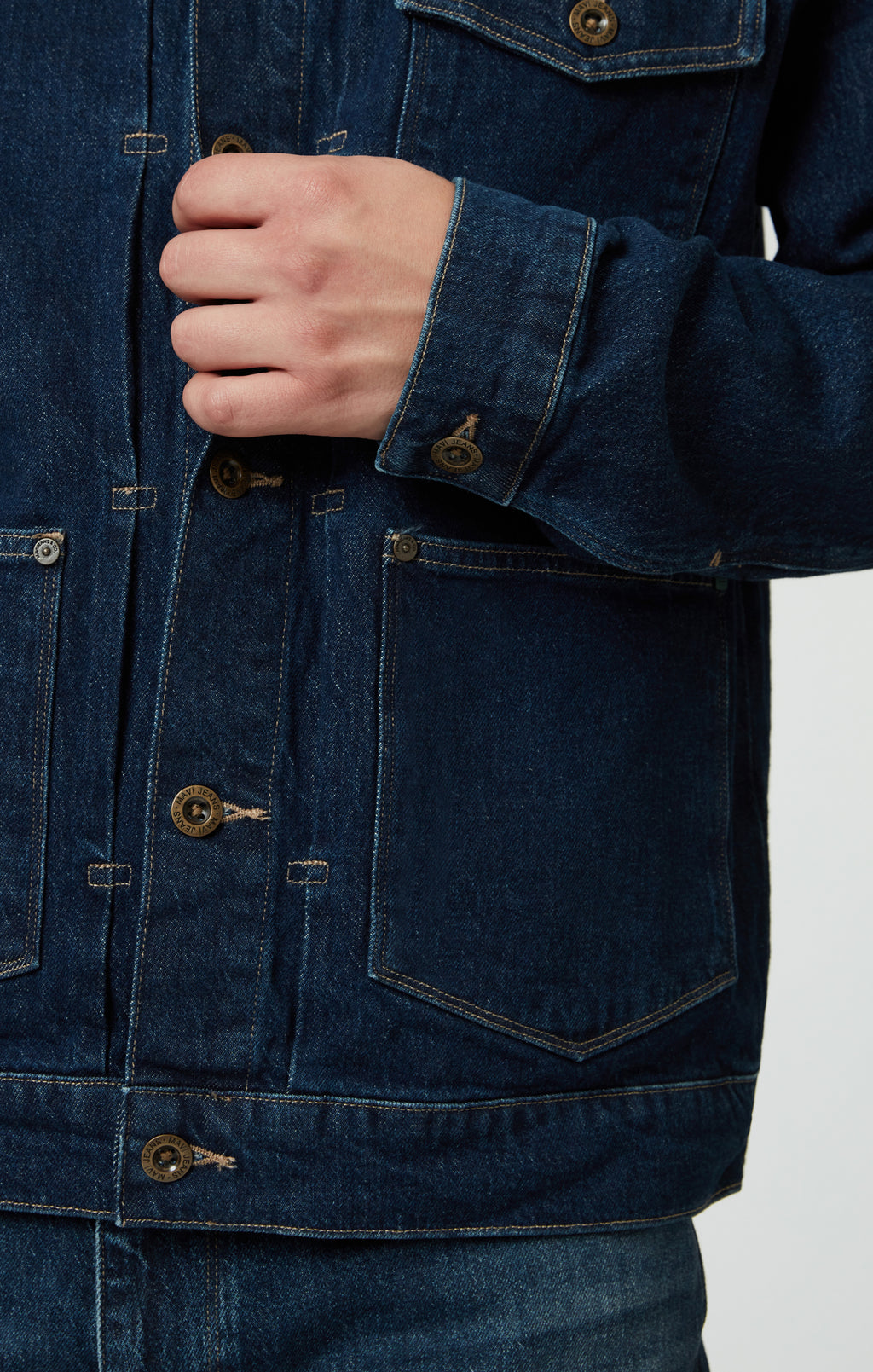 WILLY DENIM JACKET IN DEEP BLUE DENIM - Mavi Jeans