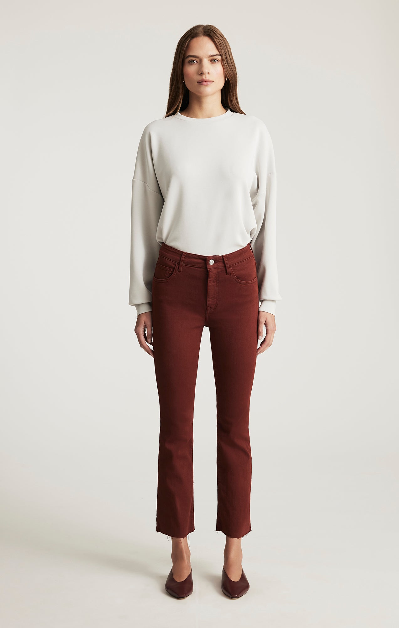 ANIKA CROPPED FLARE IN ANDORRA FLEX BLUE - Mavi Jeans