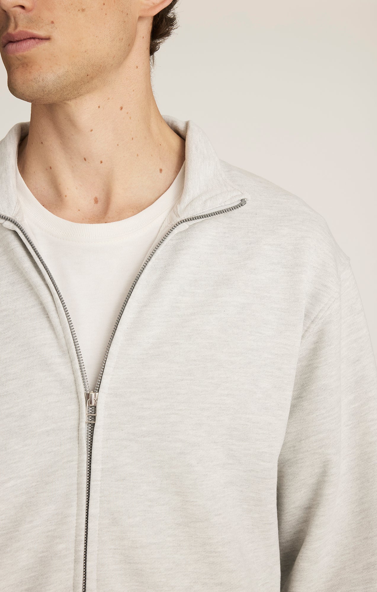 EDITION FULL ZIP SWEATSHIRT IN KAR MELANGE - Mavi Jeans