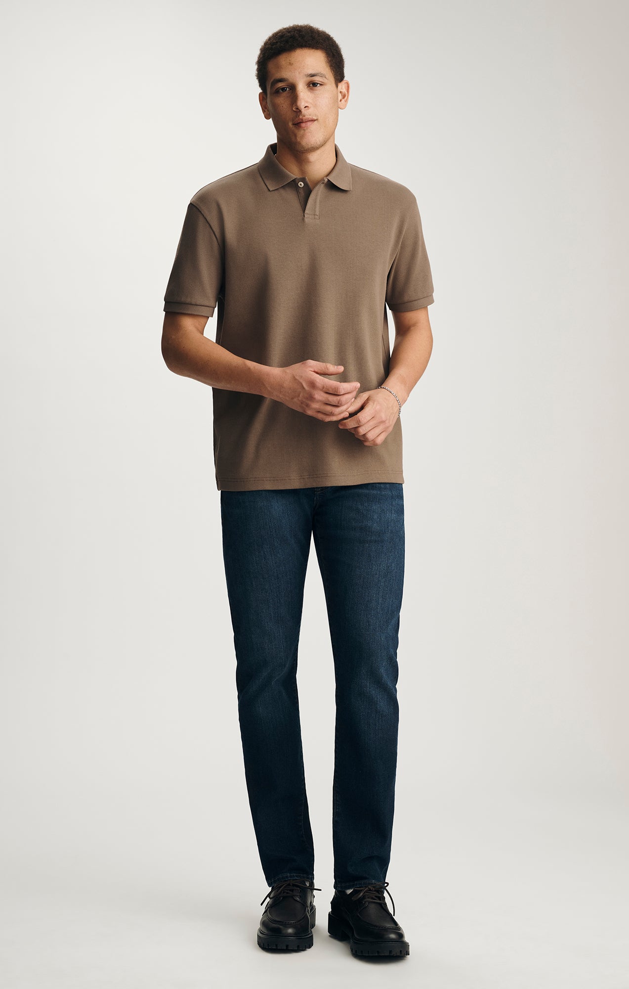 POLO T-SHIRT IN MOREL